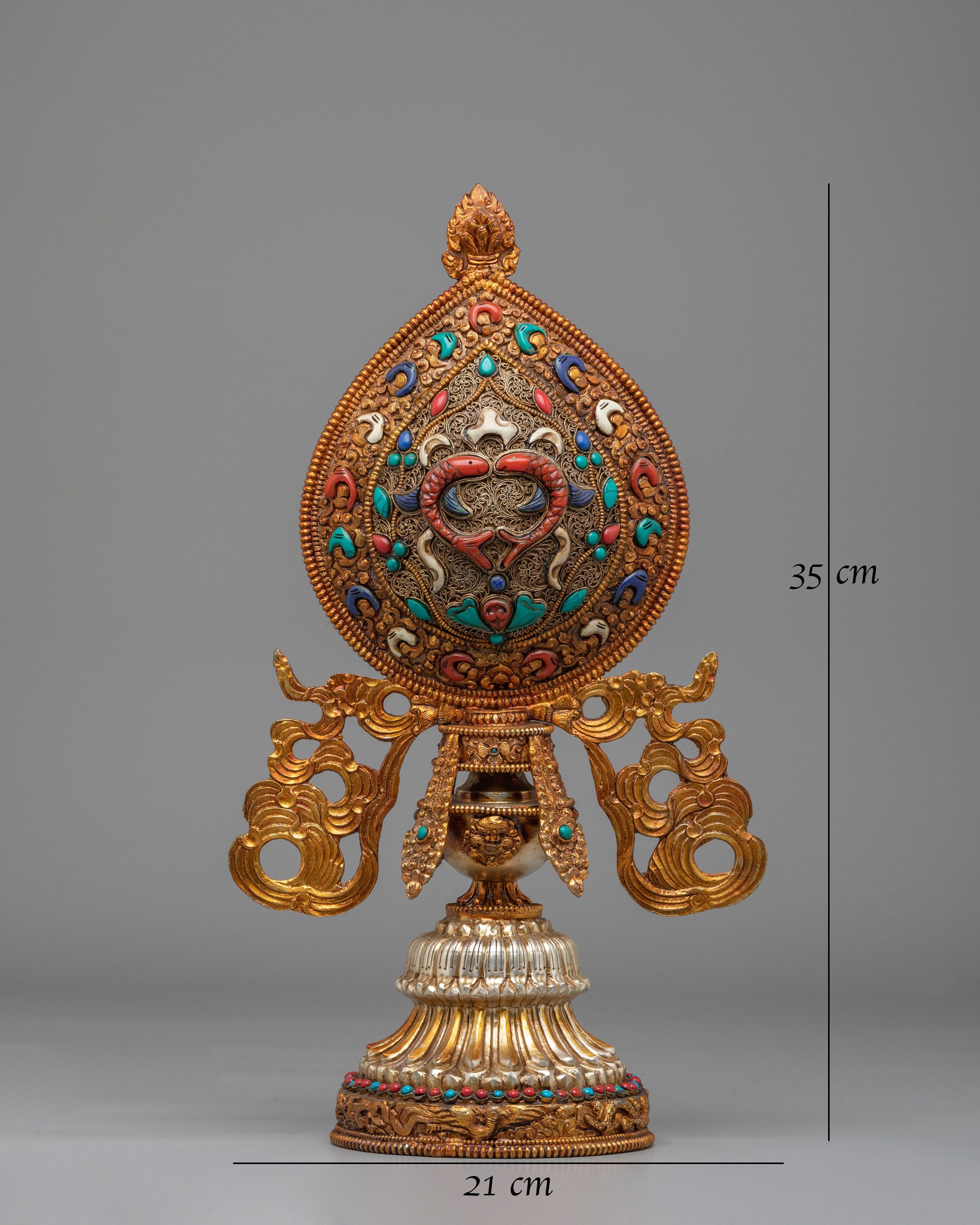 Sacred Ashtamangala Set for Altar | Tibetan Eight Auspicious Symbols Set