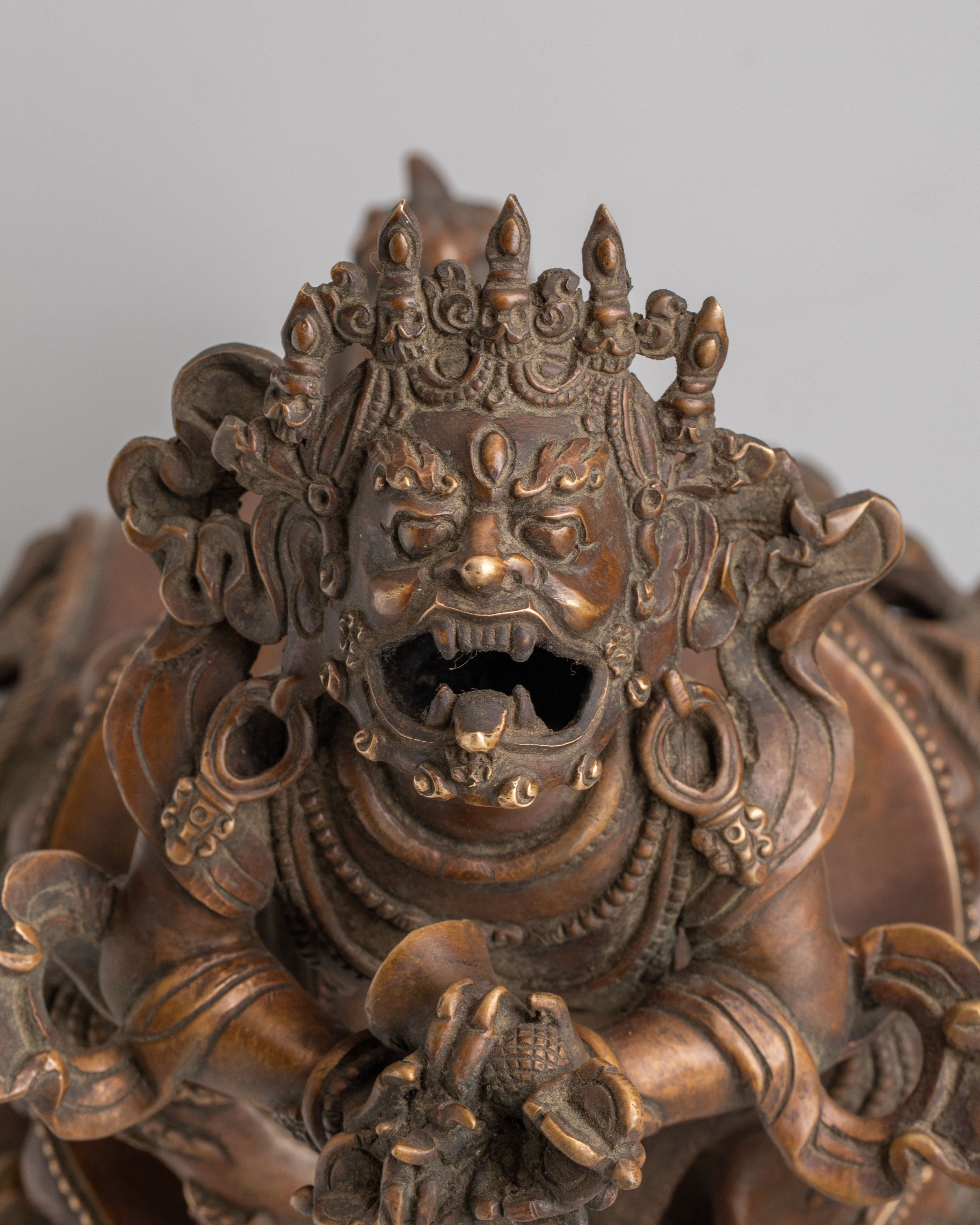 Tibetan Vajradhaka Sculpture for Purification | Buddhist Altar Decor for Ritual Practice