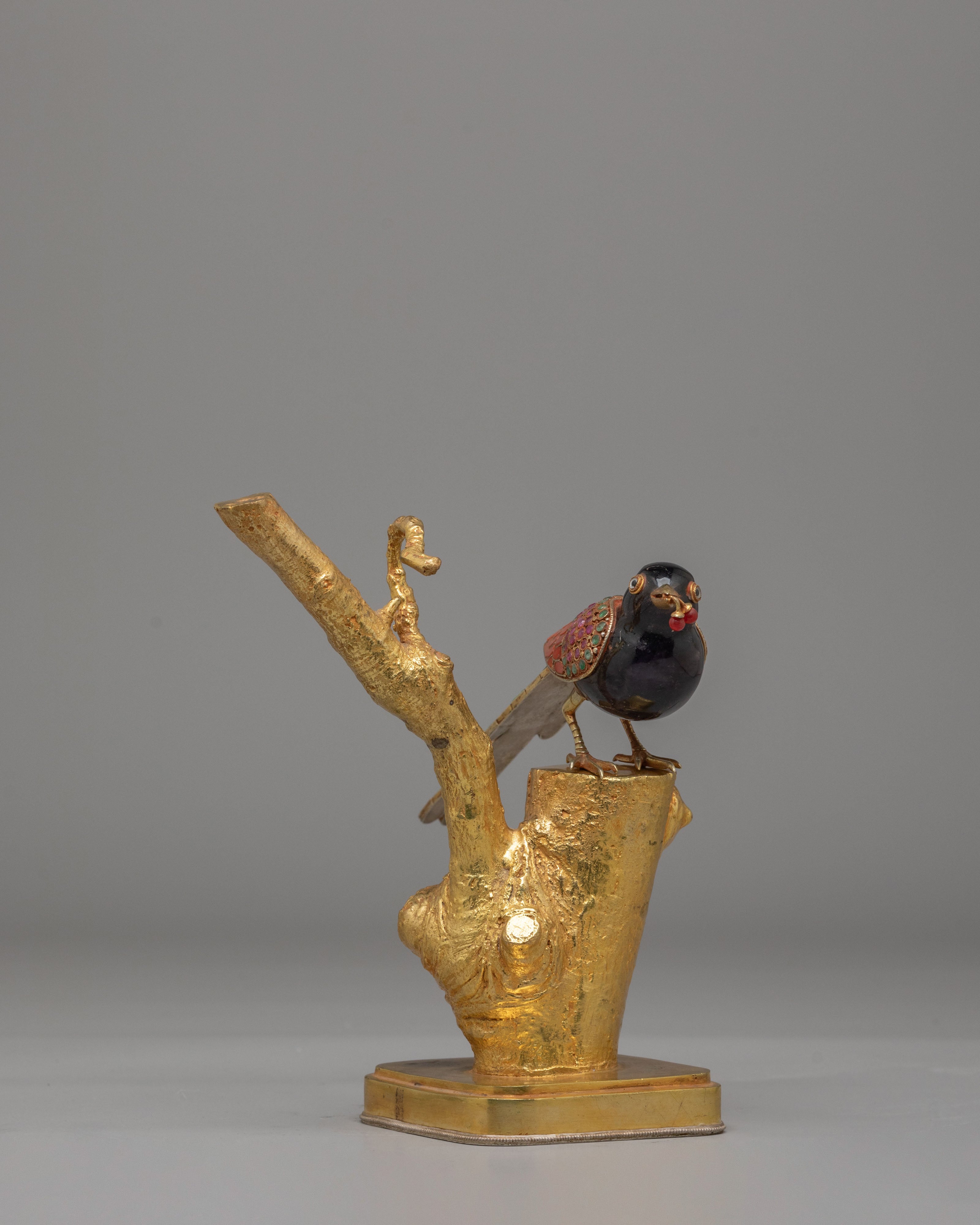 Handmade Golden Bird Statue | Perfect for Spiritual Decor