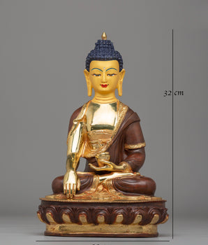 Handmade Shakyamuni Buddha Golden Statue