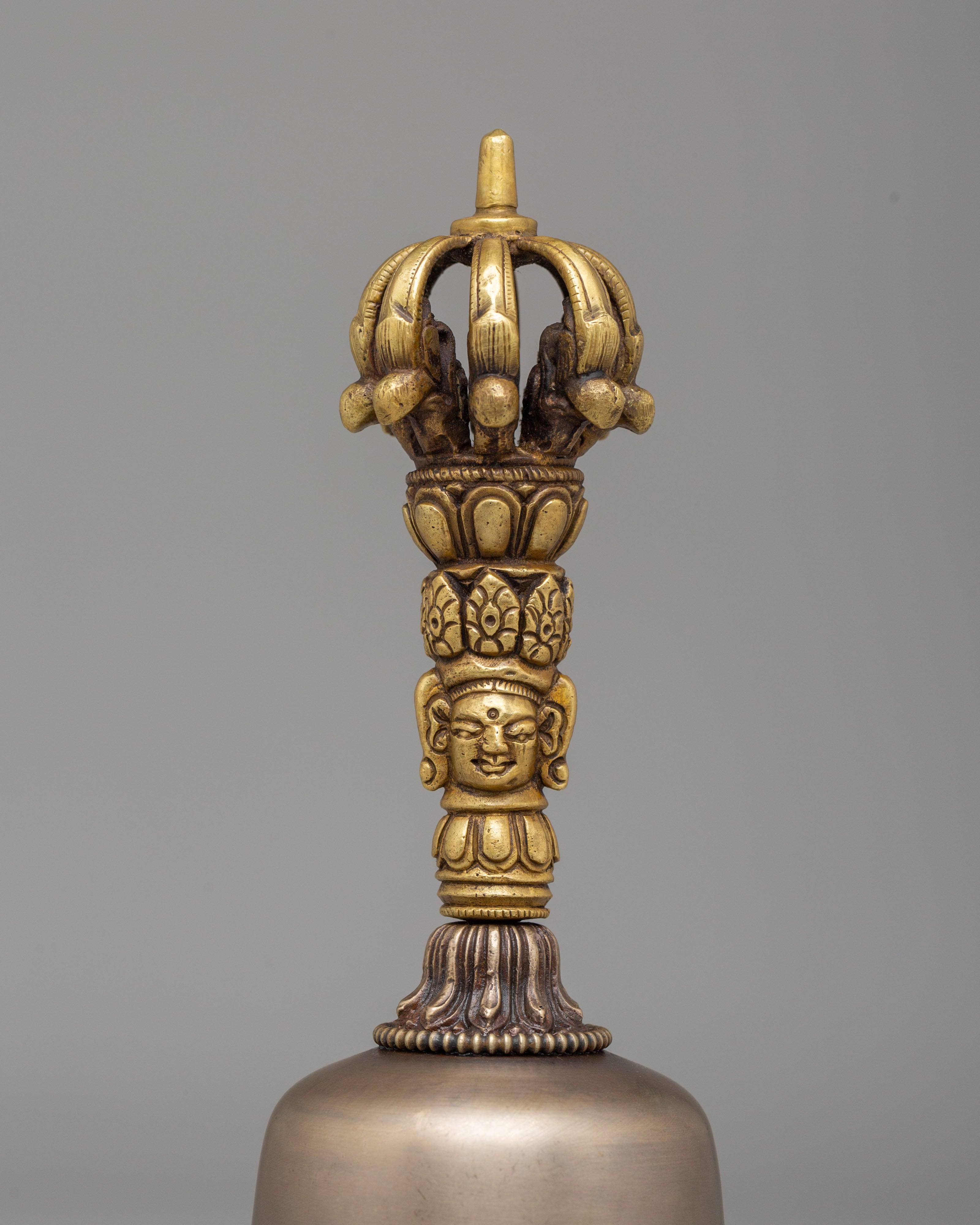 Sacred Vajra and Bell Set for Ritual | Handcrafted Buddhist Meditation Tools