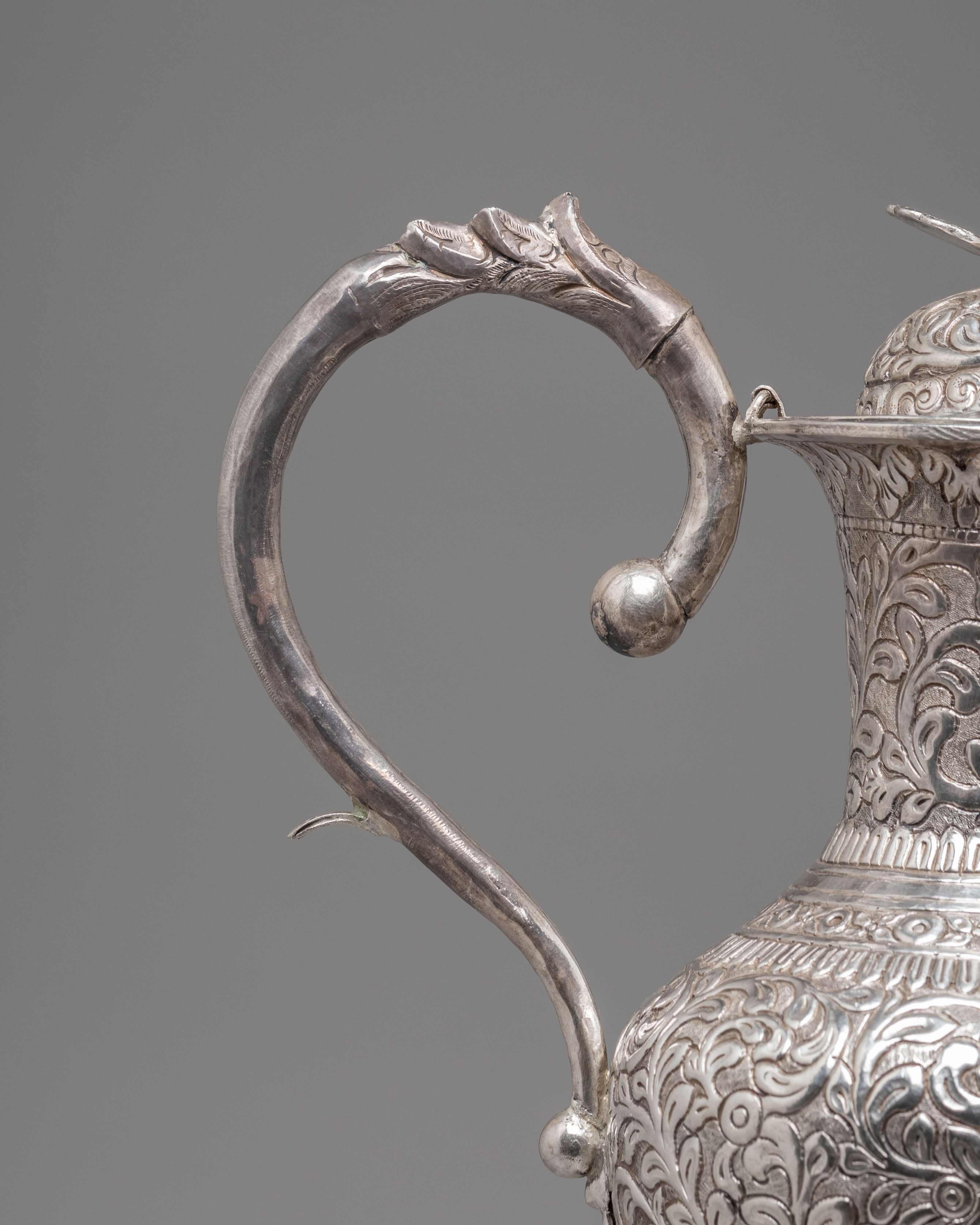 Pure Silver Decorative Jug  | Spiritual Home Decor