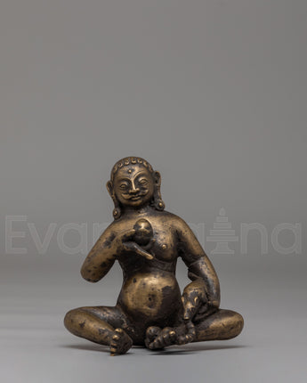 Buddhist Dzambhala Deity Statue 