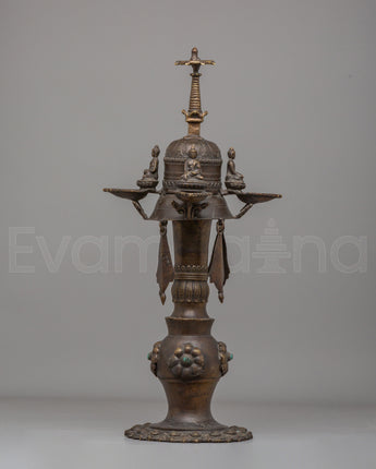 Buddhist Altar Oil Lamp