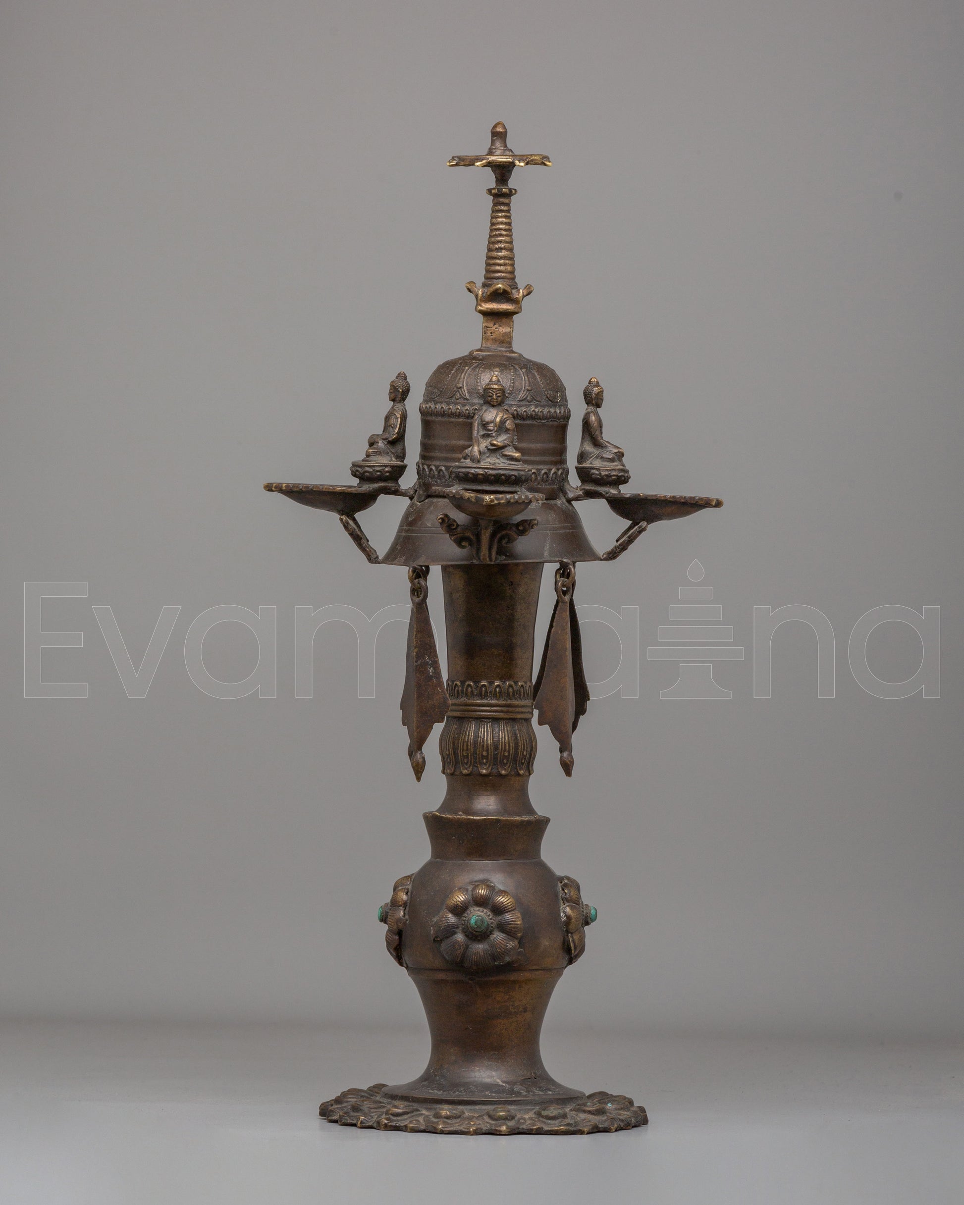 Buddhist Altar Oil Lamp