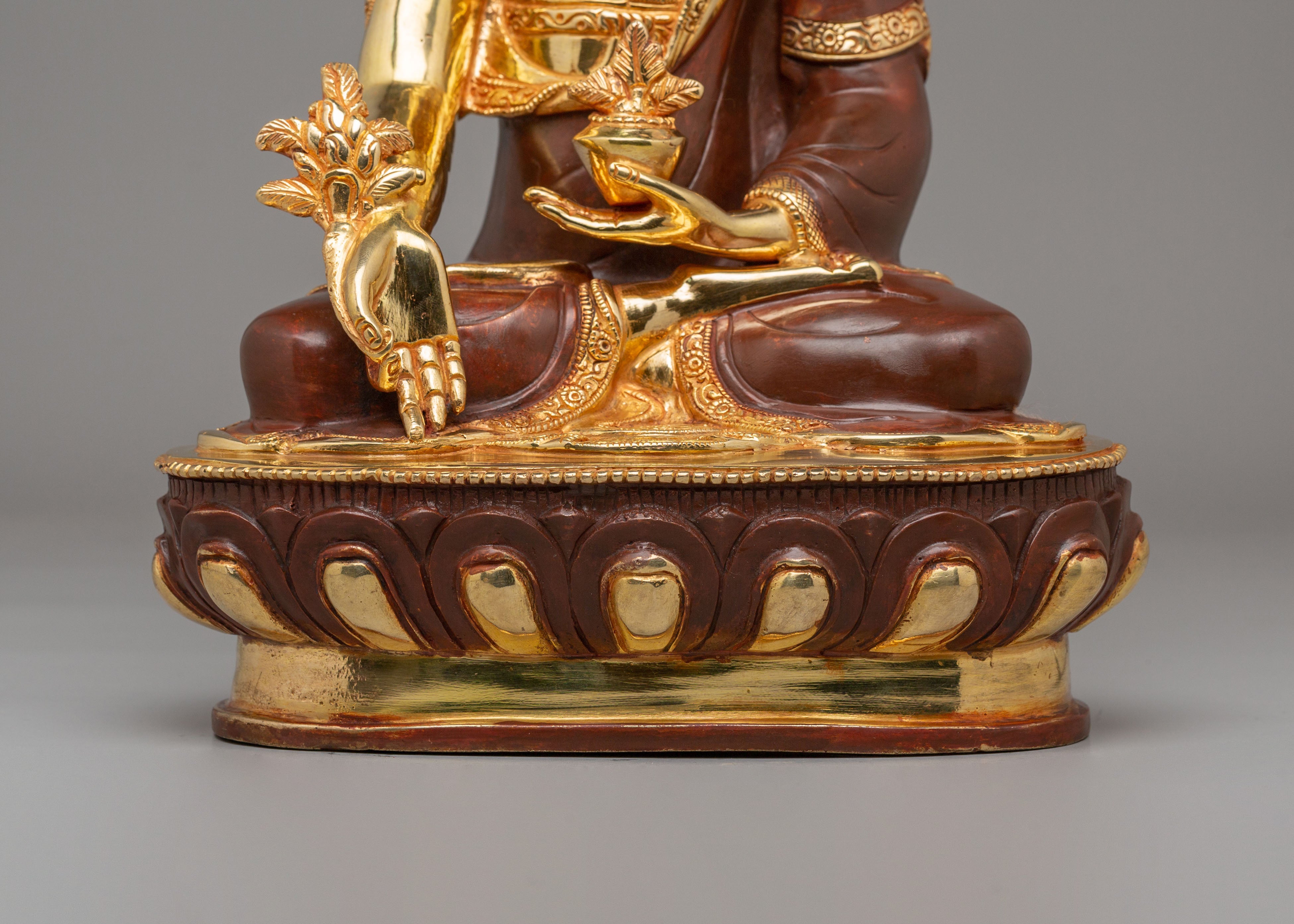 Bhaisajyaguru Healing Buddha Figurine | Tibetan Medicine Buddha Sculpture