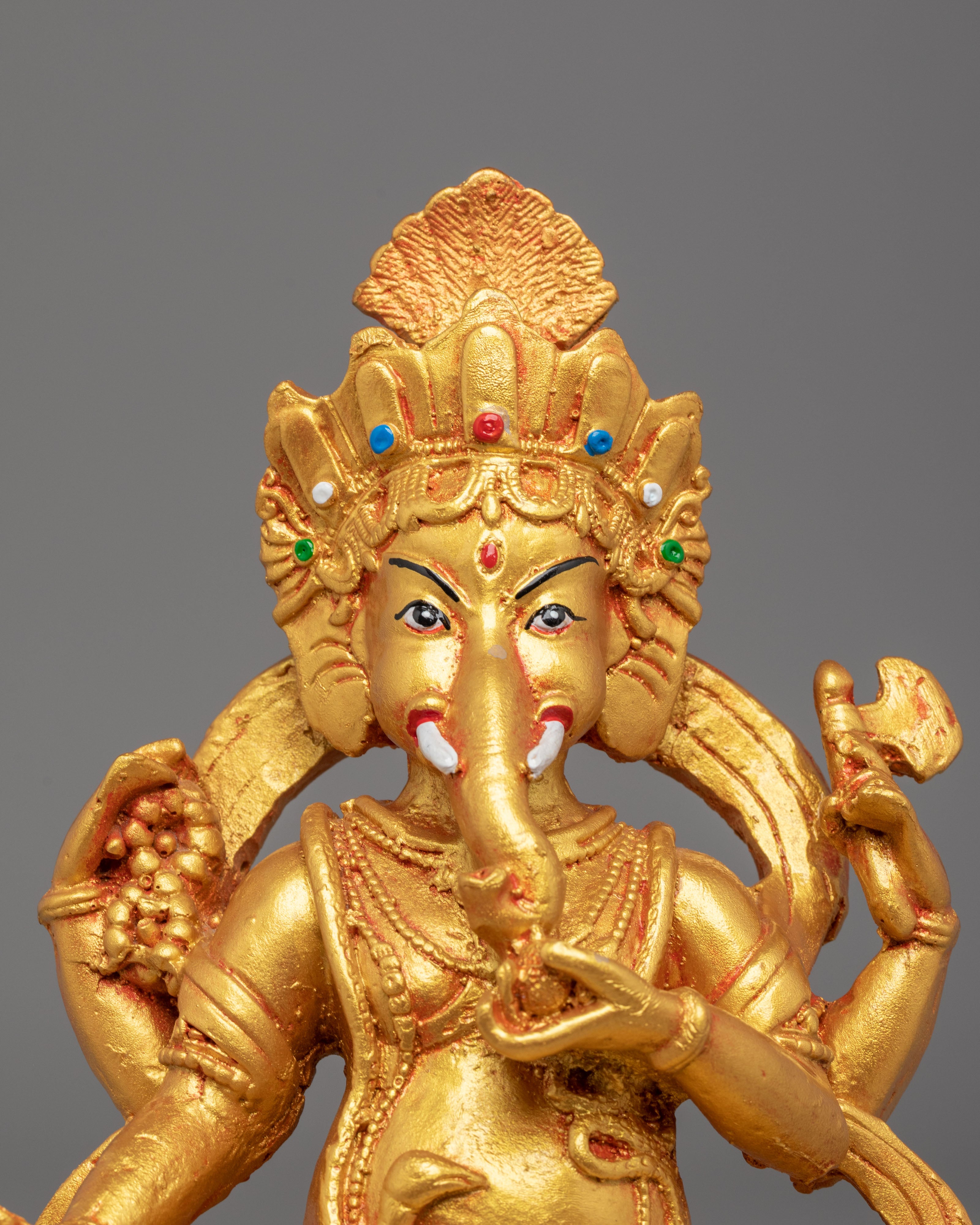 Divine Ganesha Deity Statue | Hindu Elephant God Figurine for Home Decor
