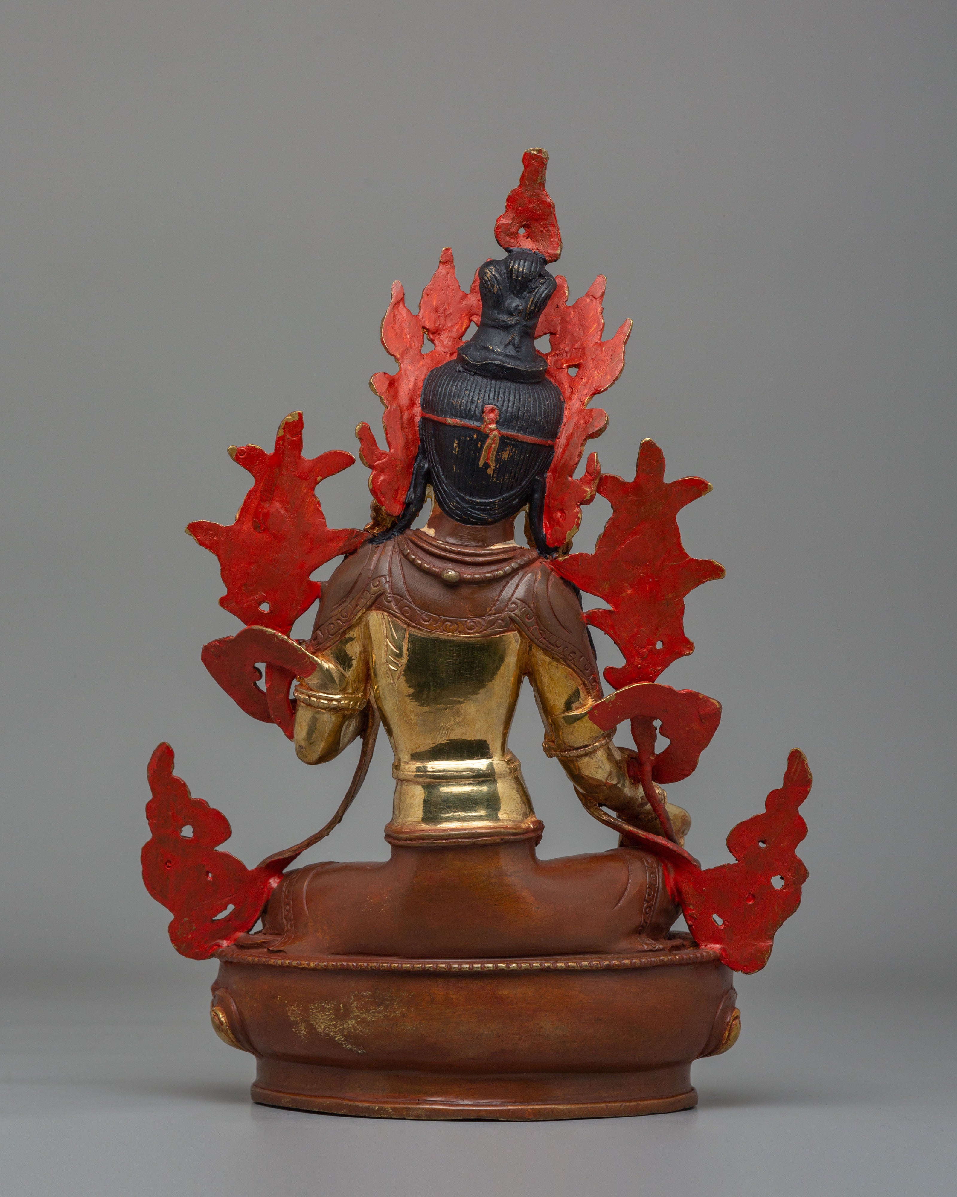 Himalayan Green Tara Goddess Sculpture | A Divine Artwork for Spiritual Harmony