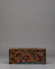 Wooden Dragon Motif Tissue Holder