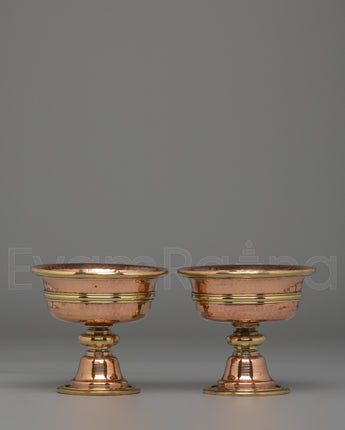 Handcrafted Ritual Butter Lamp Set