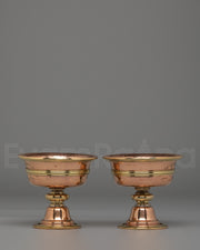 Handcrafted Ritual Butter Lamp Set