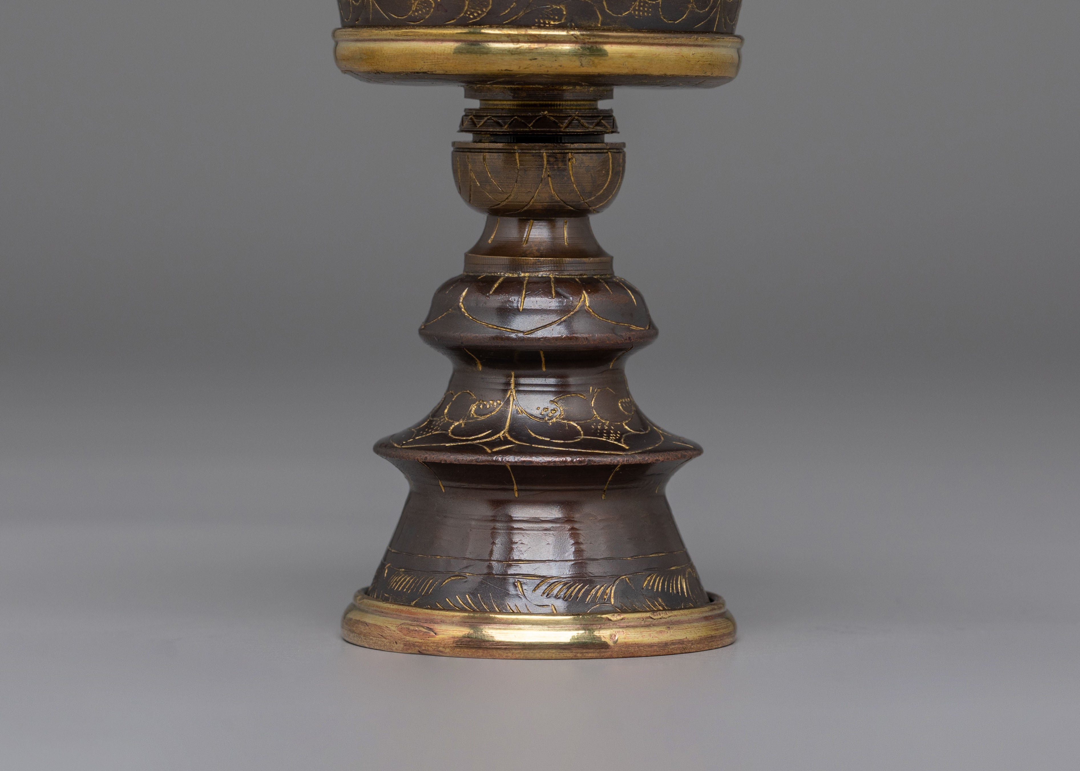 Sacred Tibetan Butter Lamp Set | Spiritual Offering Lamps