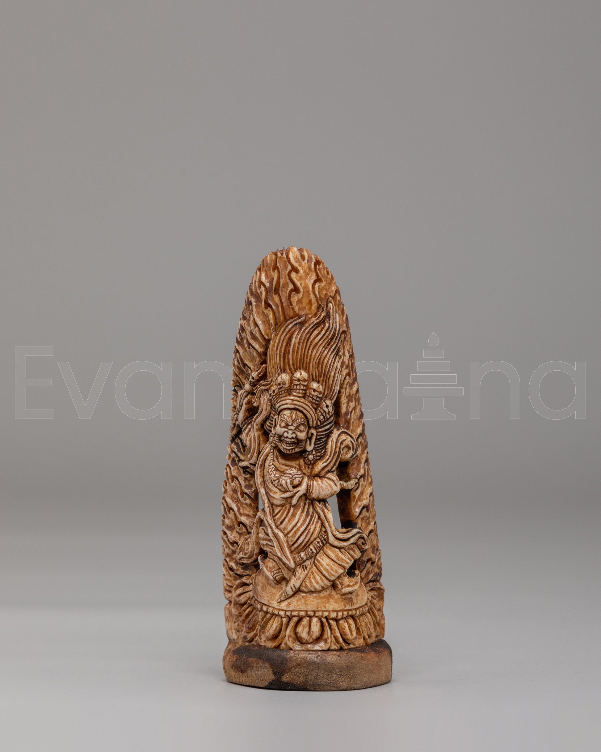 Handmade Mahakala Bone Stamp