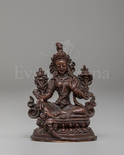Goddess Green Tara Deity Statue