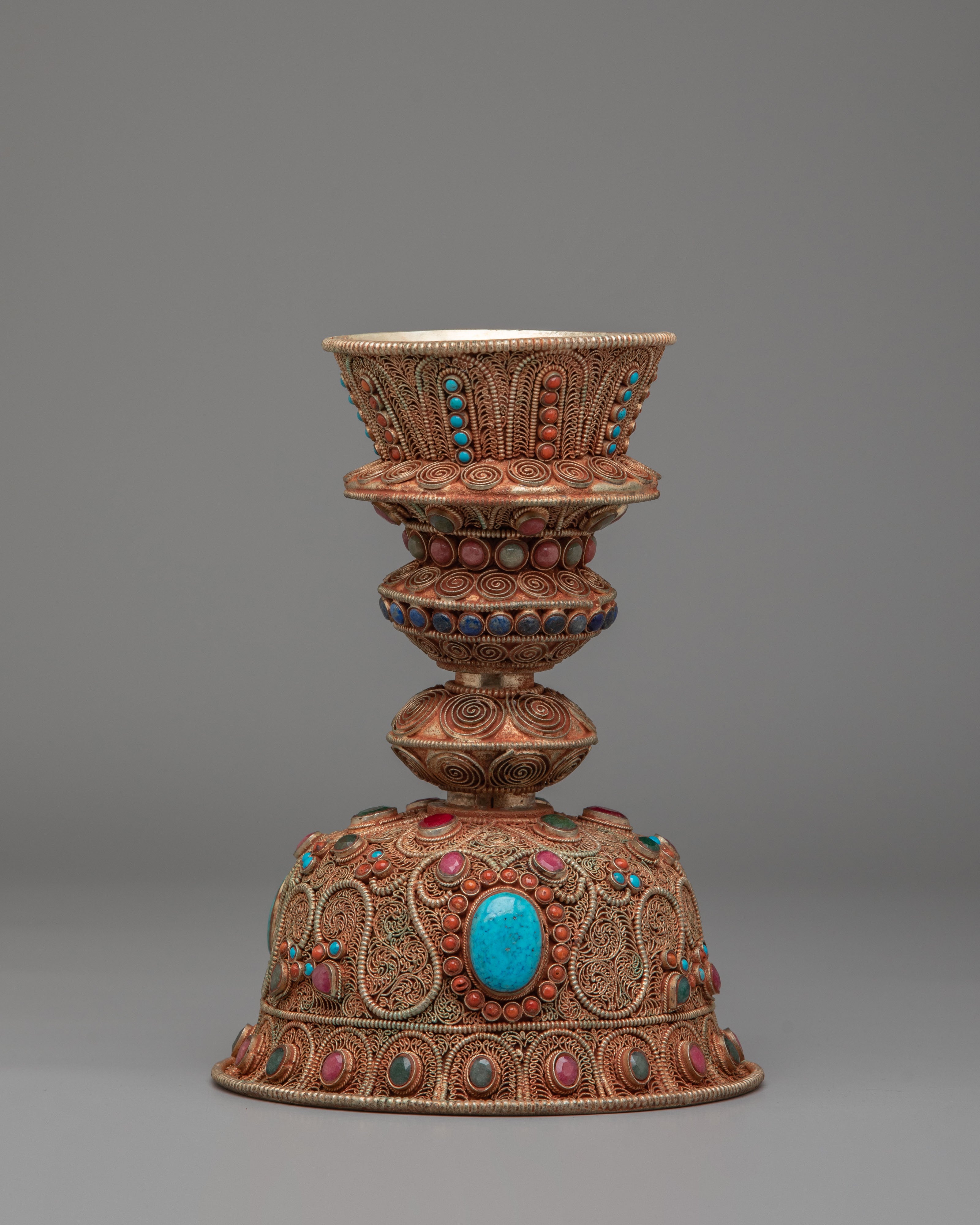 Tibetan Butter Lamp for Ritual | Meditation & Spiritual Offering