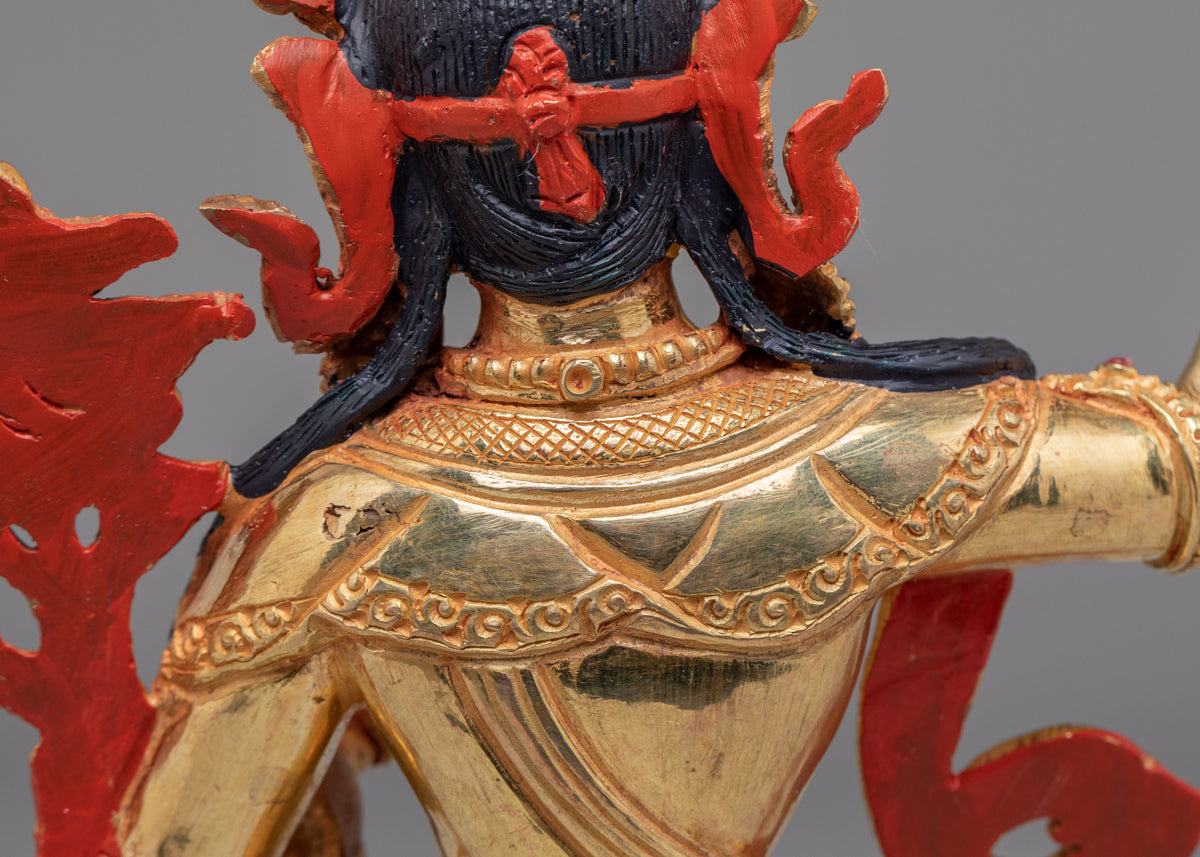 Sacred Wisdom Manjushri Statue | Tibetan Buddhist Deity