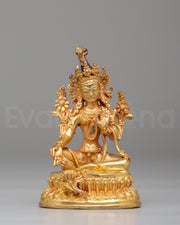 Traditional Green Tara Statue