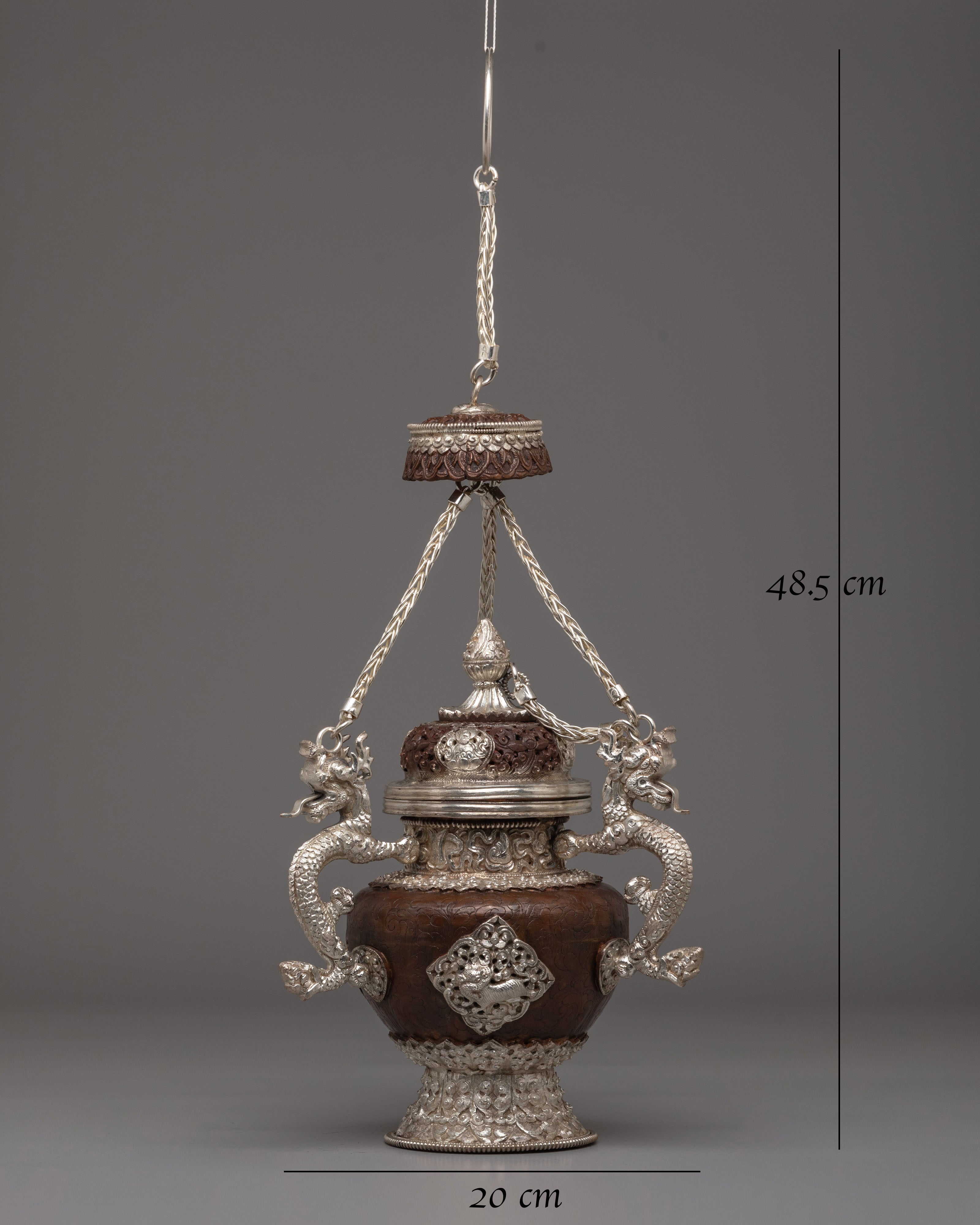 Tibetan Sacred Ritual Incense Burner | Spiritual Altar Decor