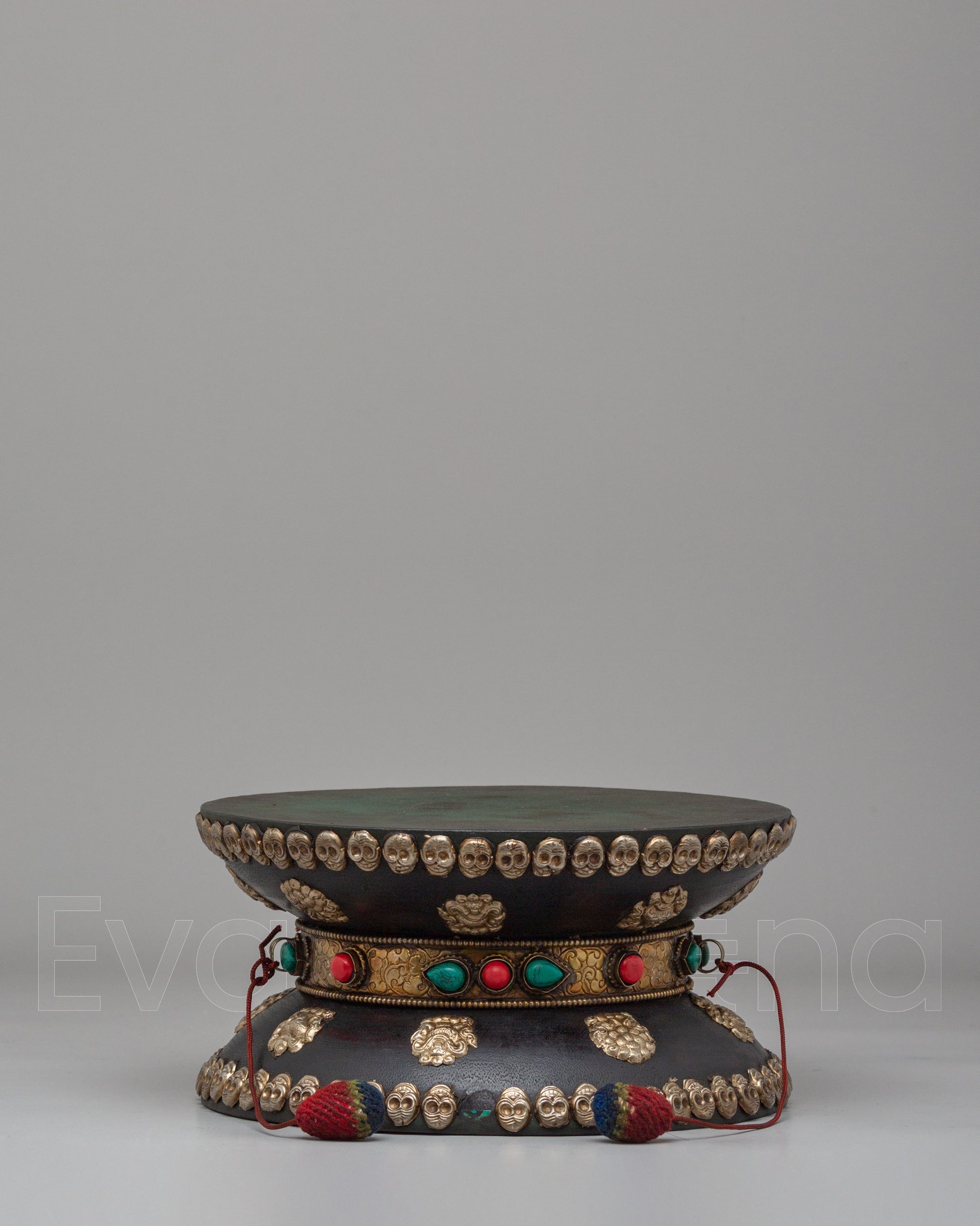 Wooden Damaru Ritual Instrument 