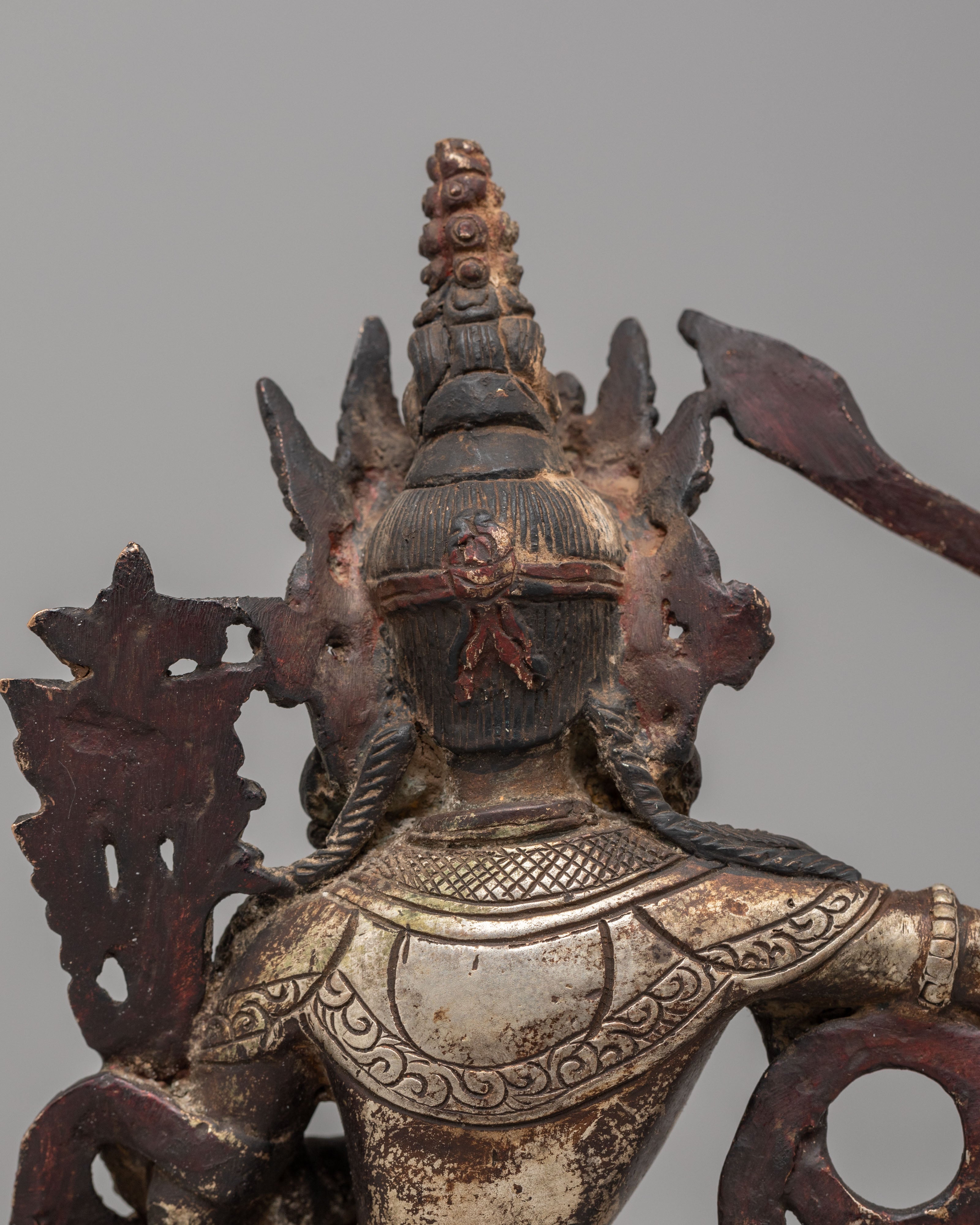 Manjushri Wisdom Sculpture | Buddhist Deity Statue for Clarity