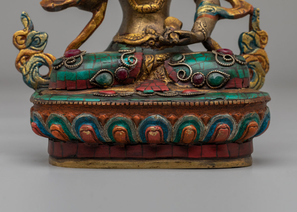 Traditional Vajrasattva Purification Statue | Tibetan Buddhist Artwork