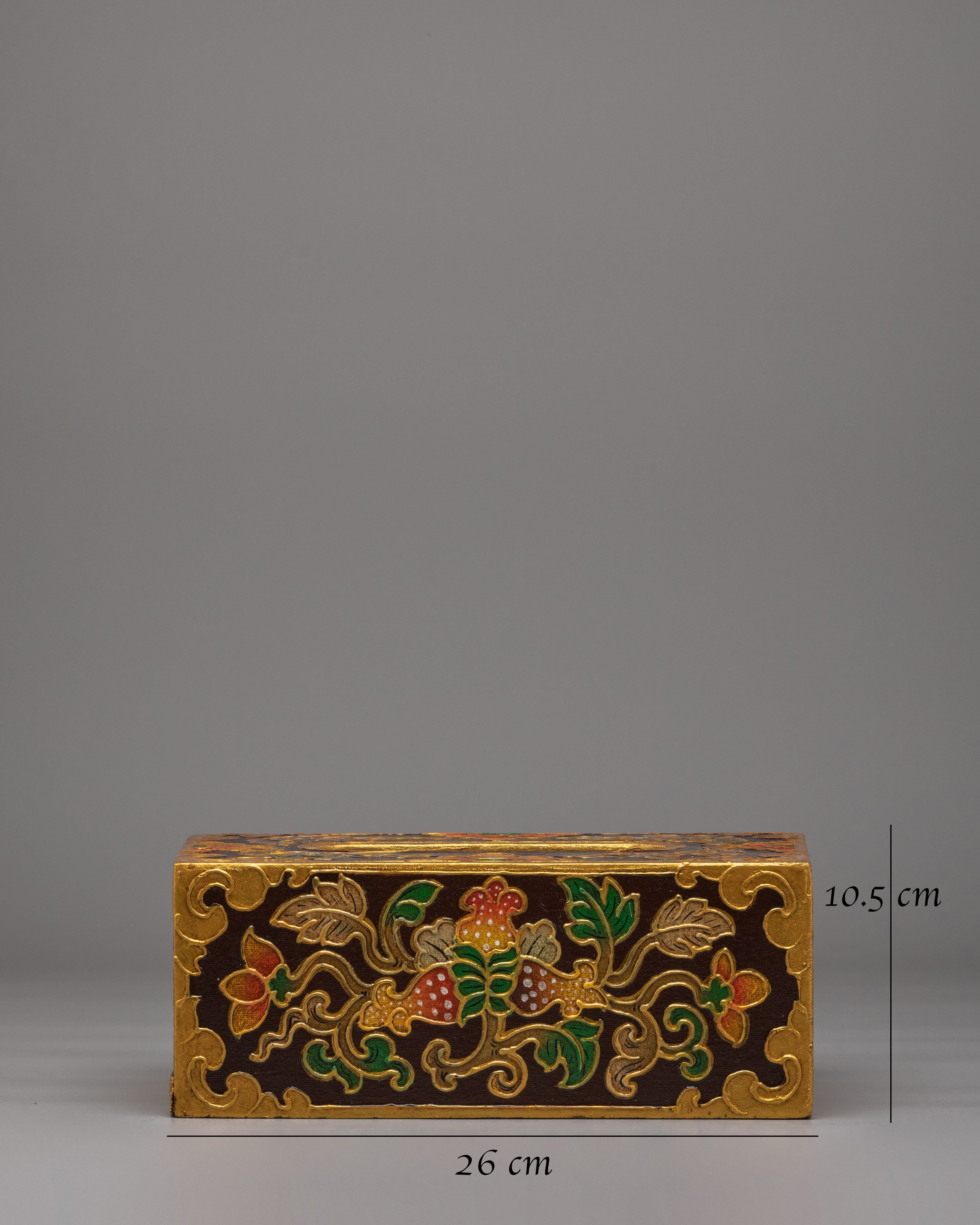 Himalayan Tissue Holder |  Floral Motif Tissue Box