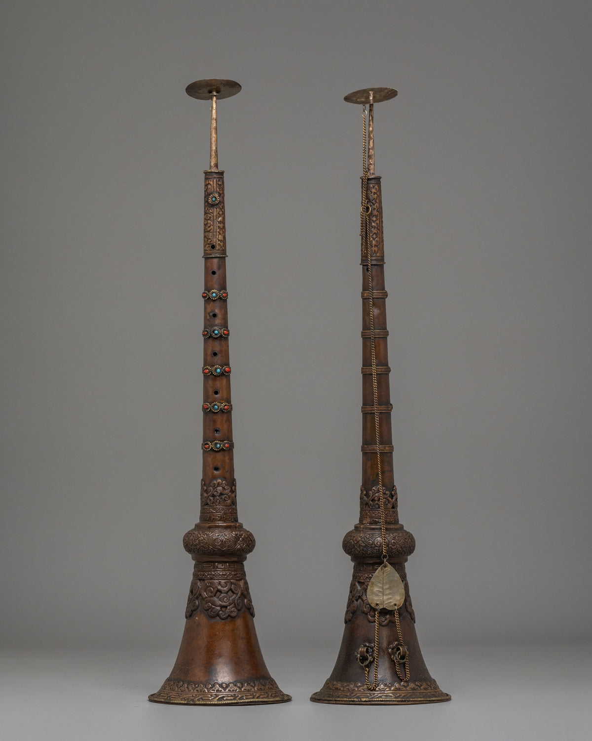 Tibetan Ritual Gyaling Set | Handcrafted Buddhist Instrument