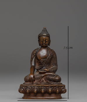 Handmade Buddha Shakyamuni Statue for Decor | Buddhist Sacred Art