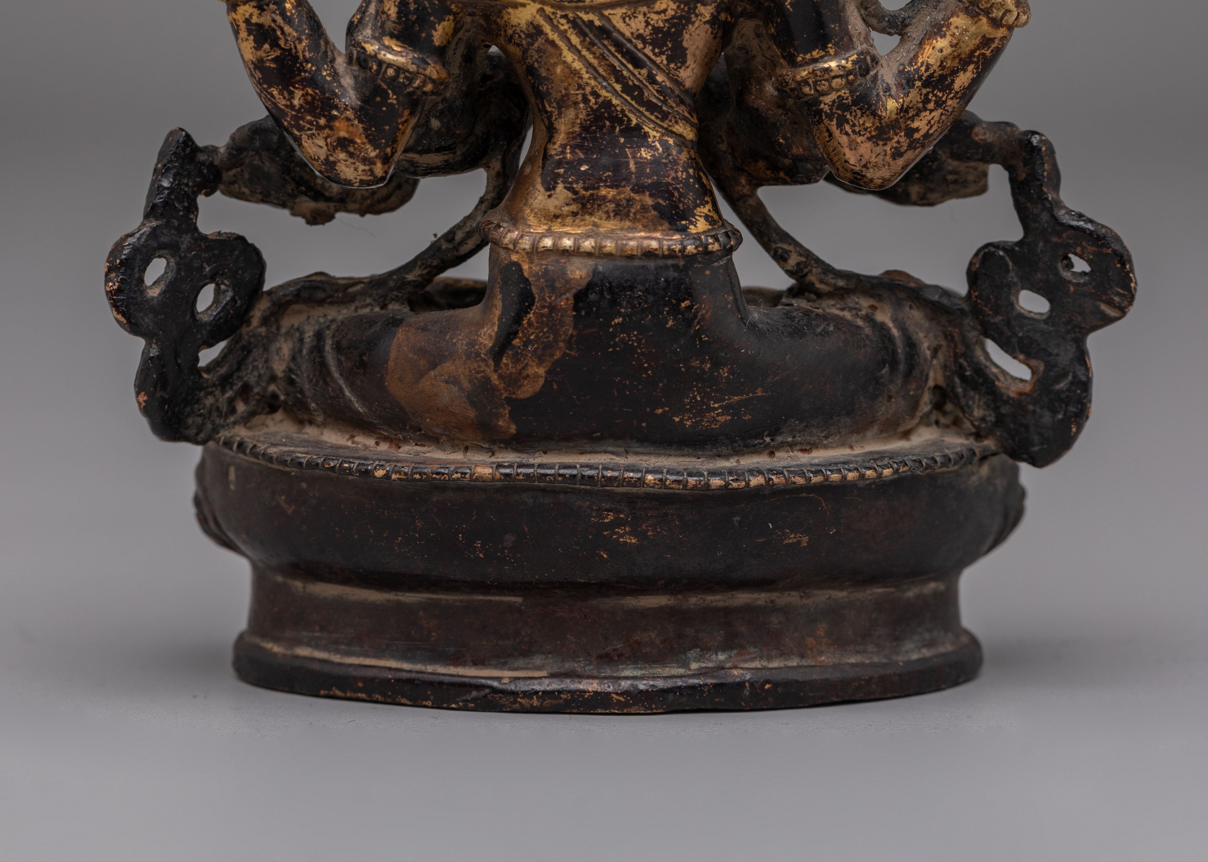 Chenrezig Compassion Deity Figurine | Avalokiteshvara Statue