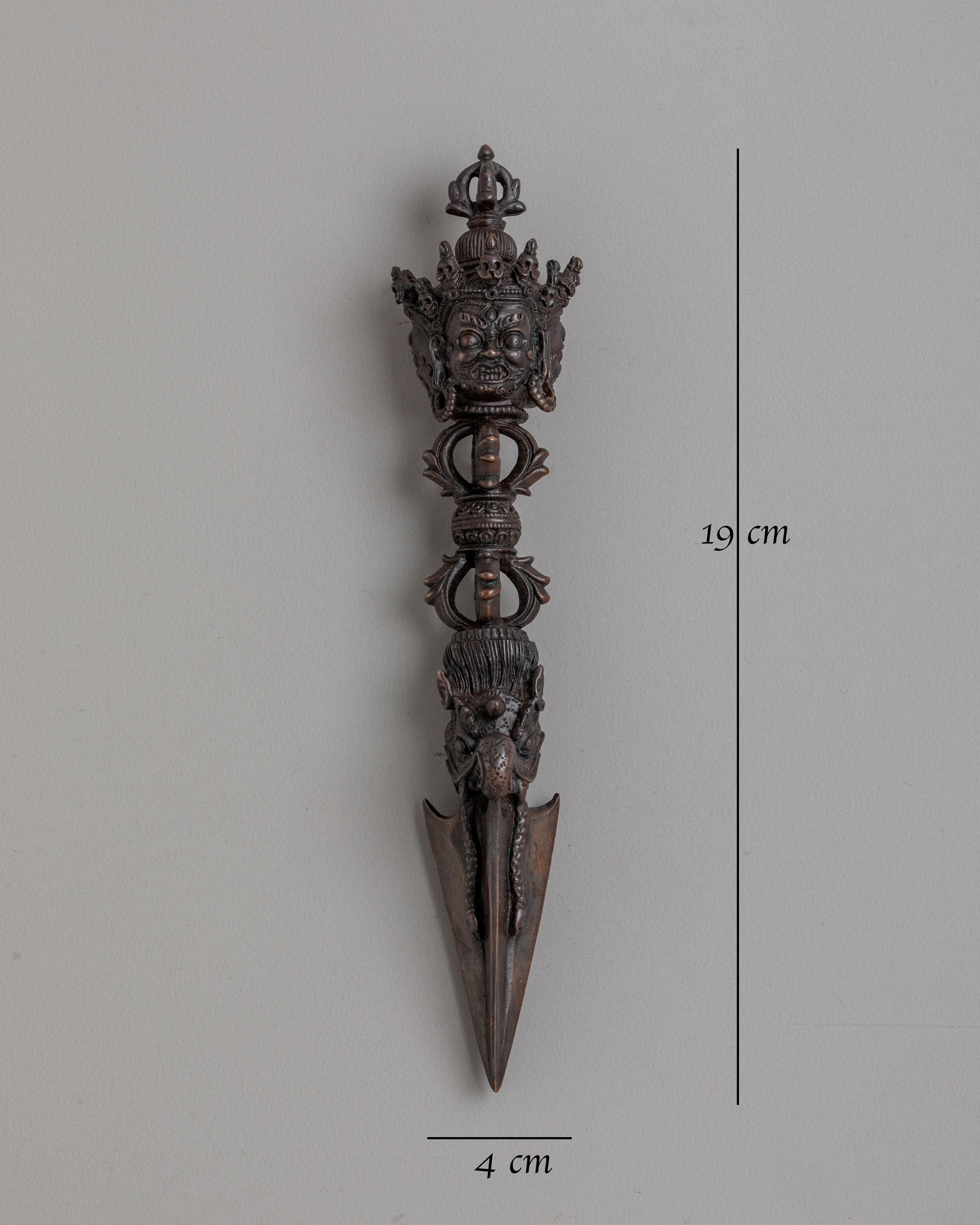 Traditional Buddhist Phurba | Ritual Dagger for Tantric Ceremonies