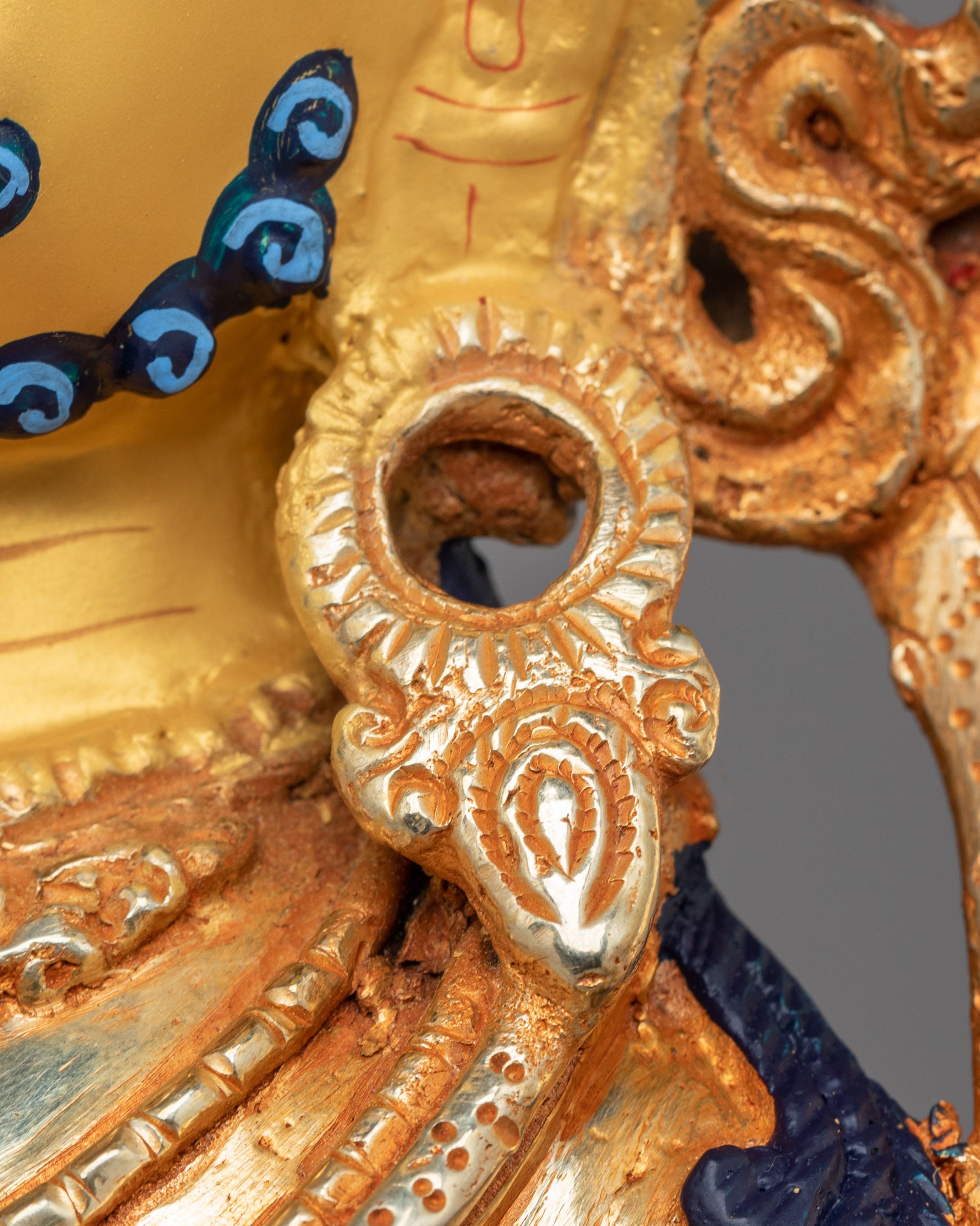 Himalayan Dzambhala Altar Statue | Tibetan Sculpture for Prosperity and Abundance