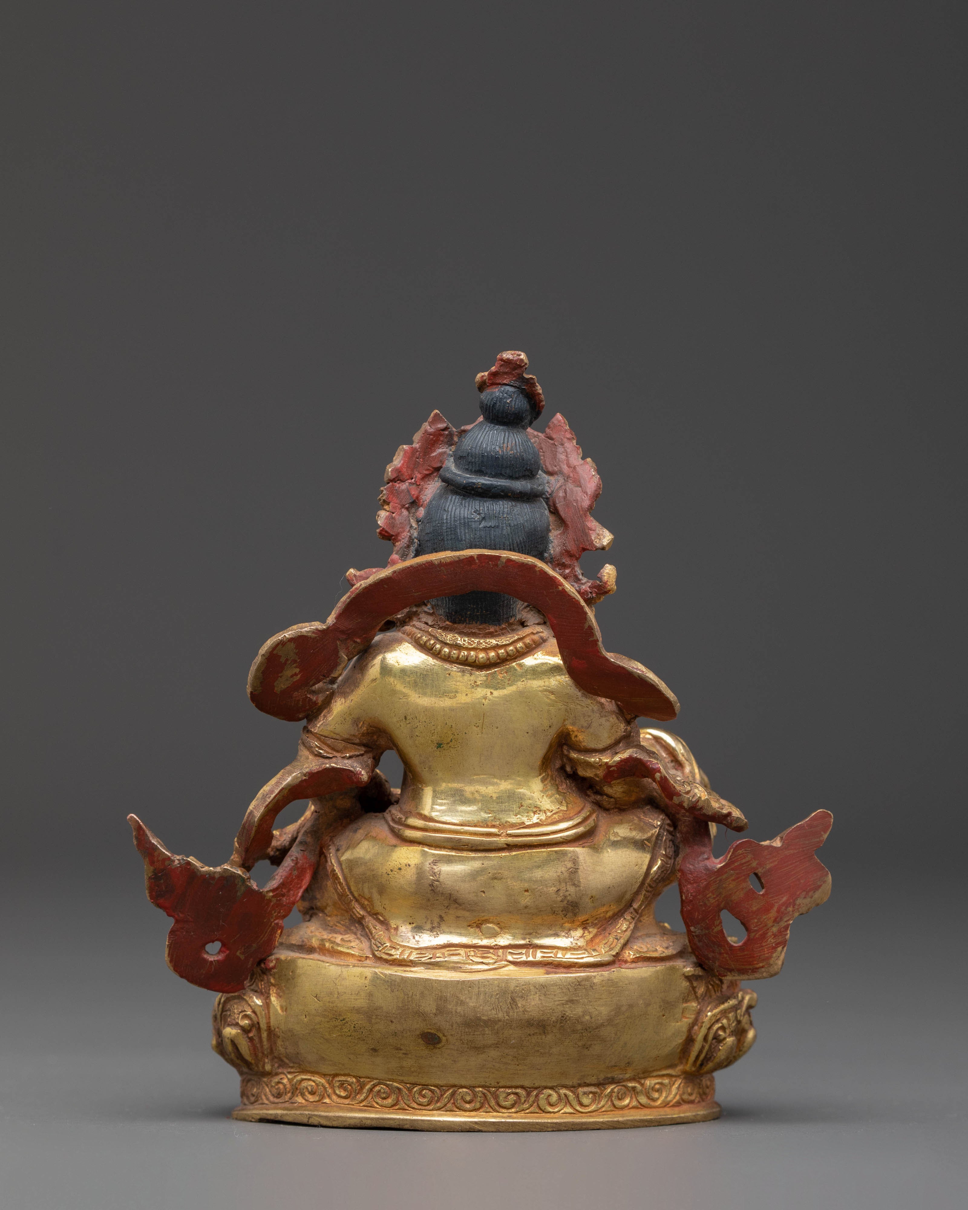 Handcrafted Copper Statue of Dzambhala | Embodiment of Wealth and Prosperity