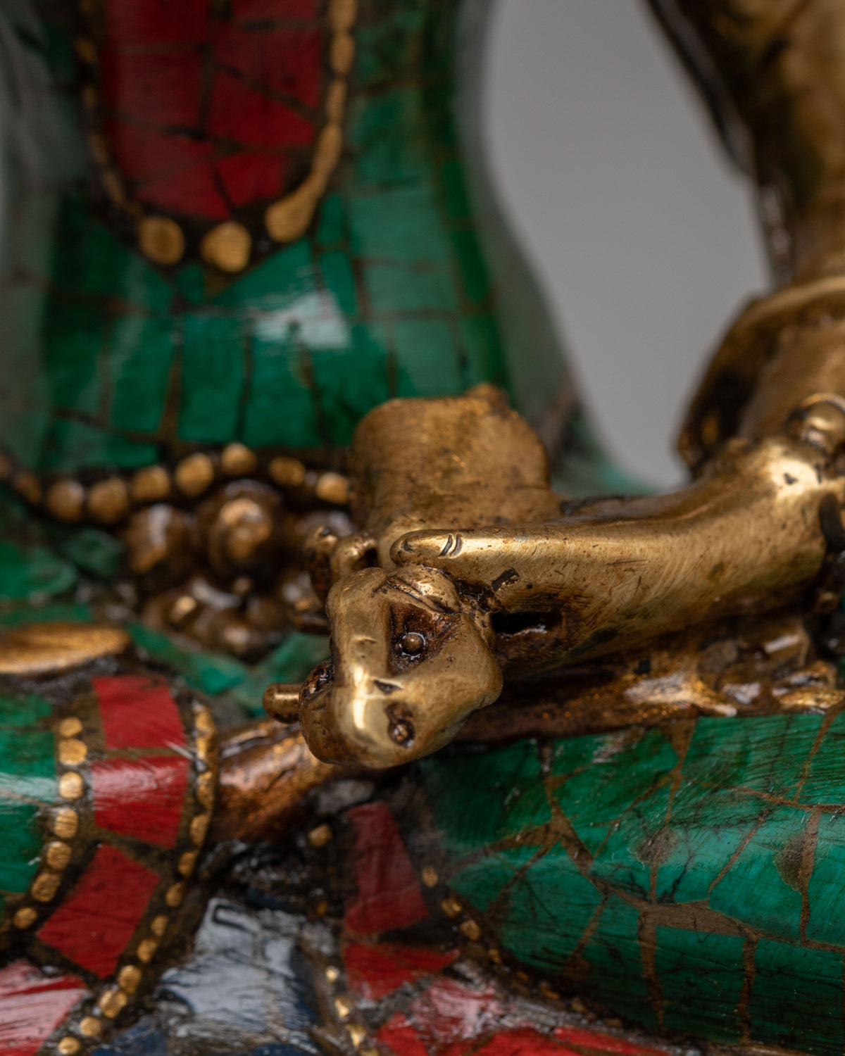 Sacred Vajrasattva Meditation Deity Statue | Traditional Buddhist Sculpture
