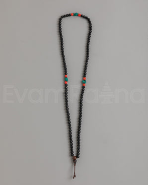Himalayan Japa Mala Beads | Sacred Saligram Prayer Mala