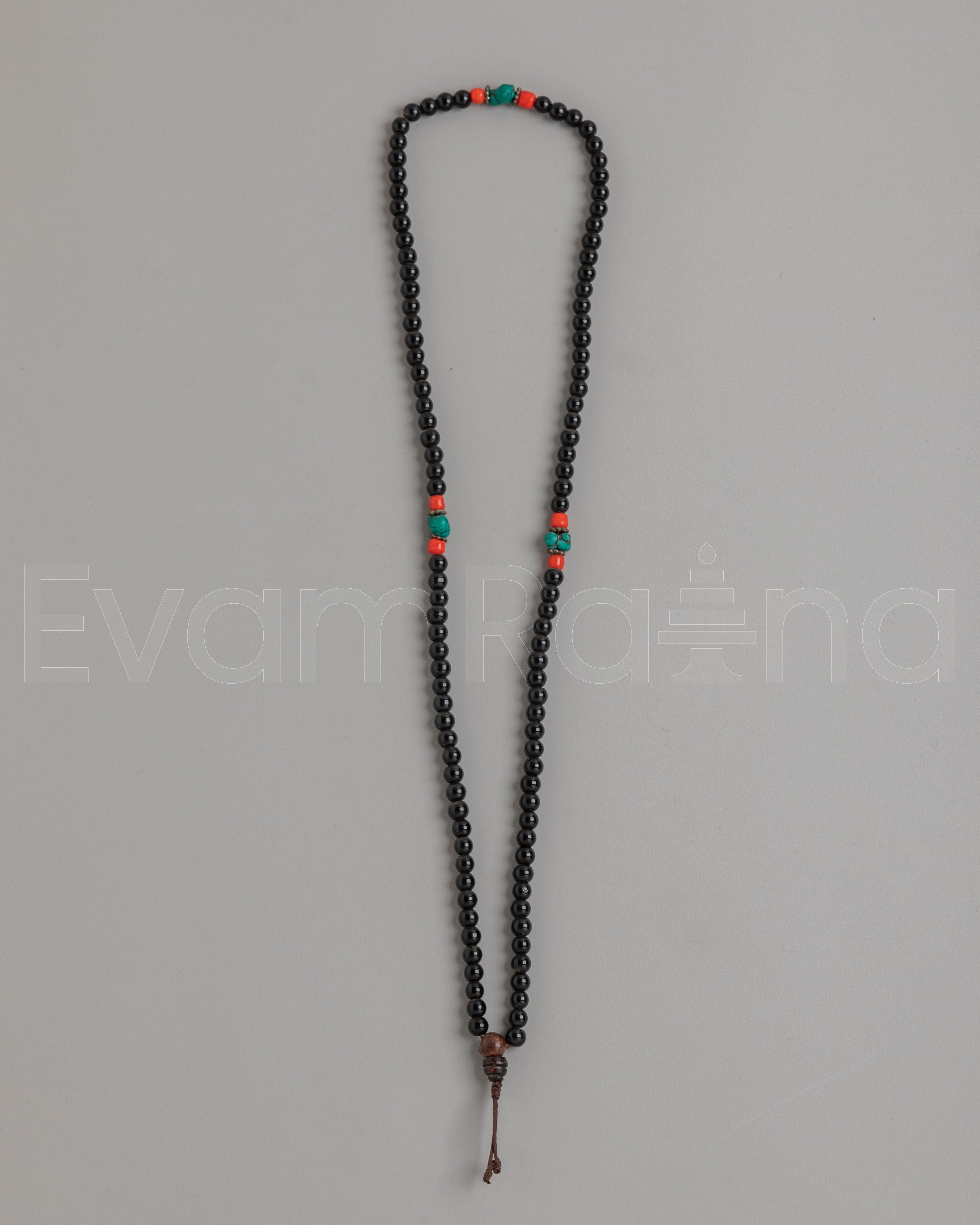 Himalayan Japa Mala Beads | Sacred Saligram Prayer Mala