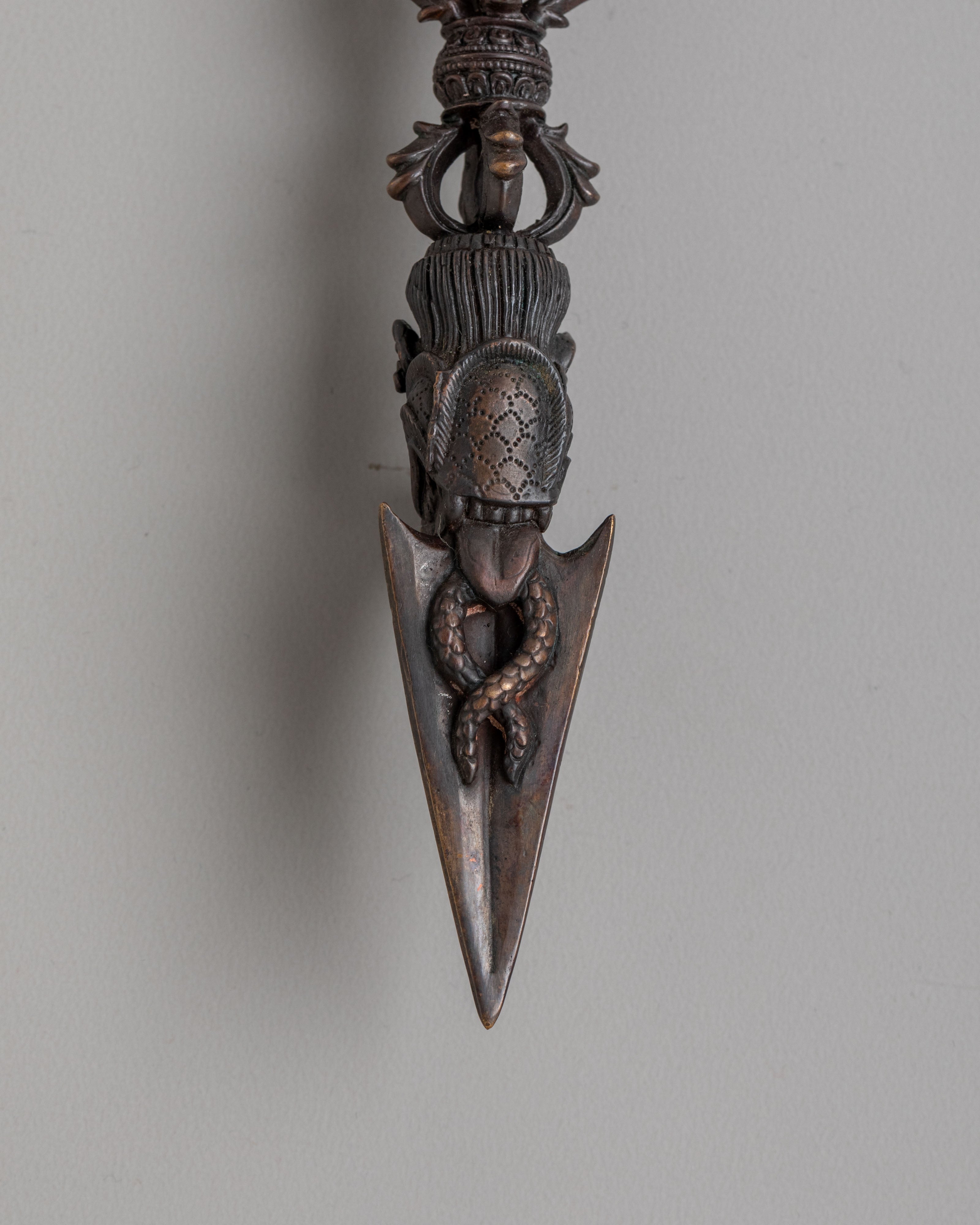 Traditional Buddhist Phurba | Ritual Dagger for Tantric Ceremonies