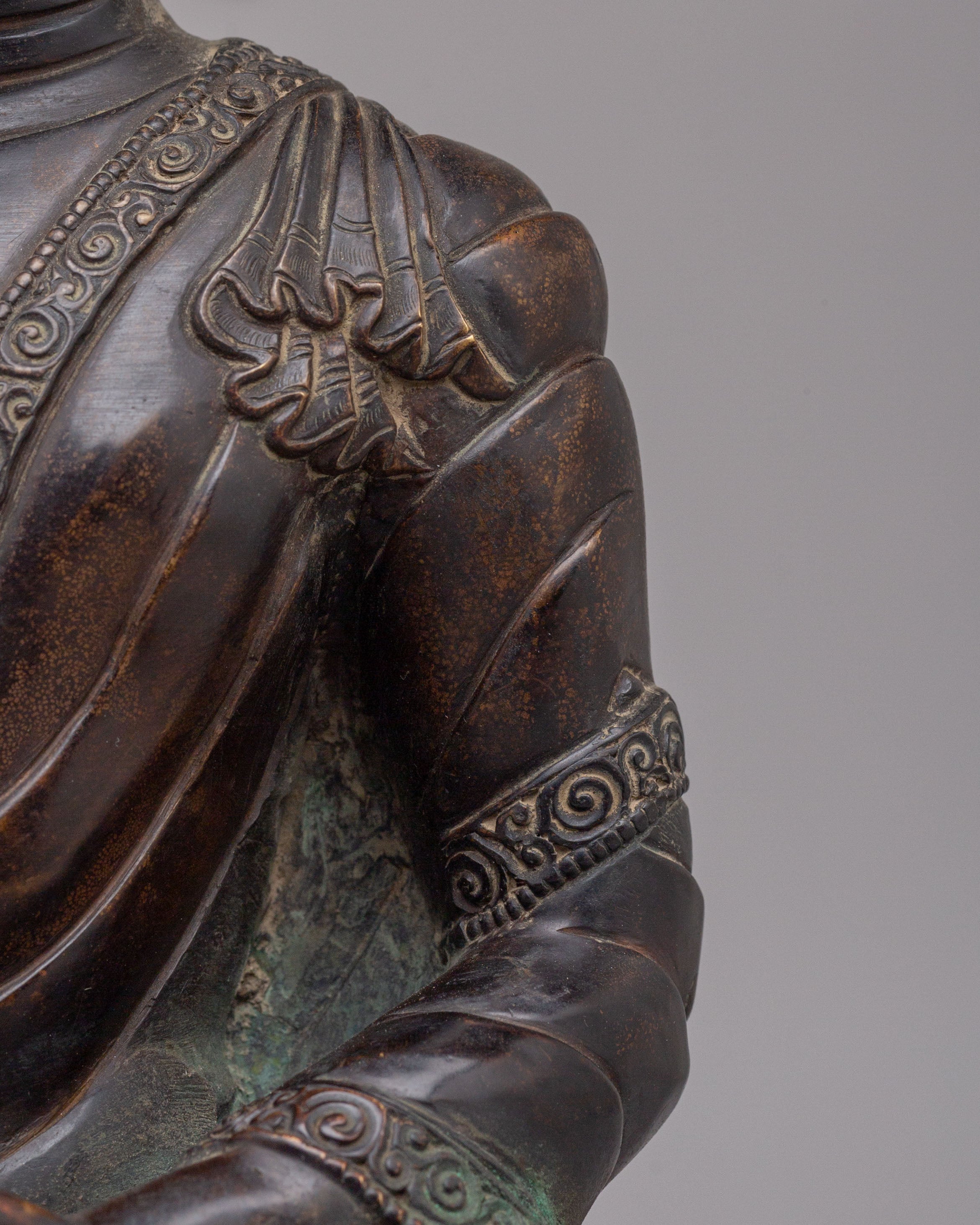 Sage Shakyamuni Buddha Sculpture | Copper Buddhist Sculpture