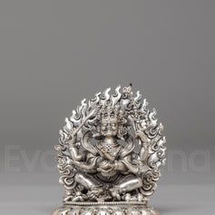 Four-Armed Mahakala Statue