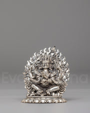 Four-Armed Mahakala Statue