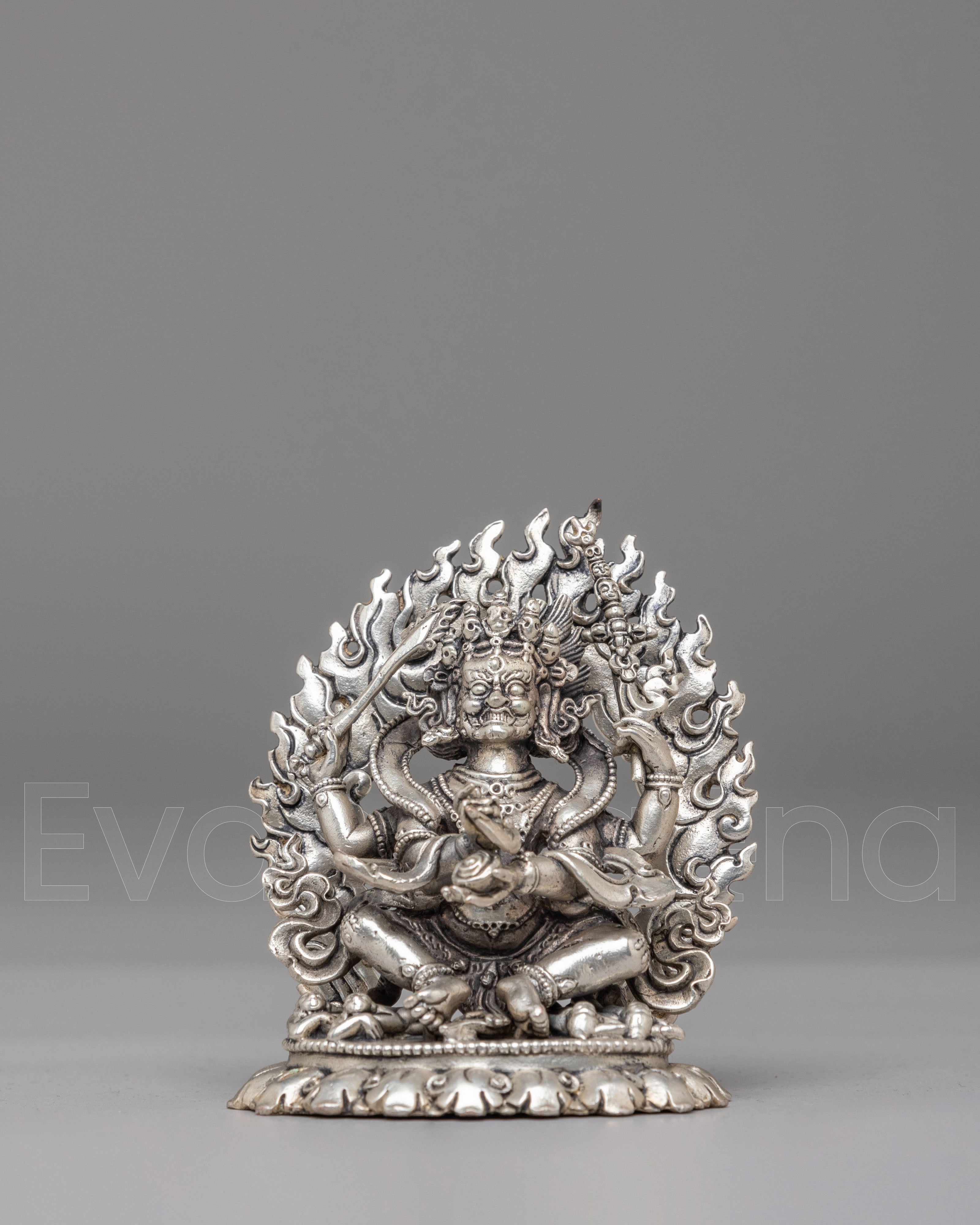 Four-Armed Mahakala Statue