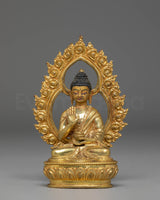 Copper Statue of Amogasiddhi Buddha
