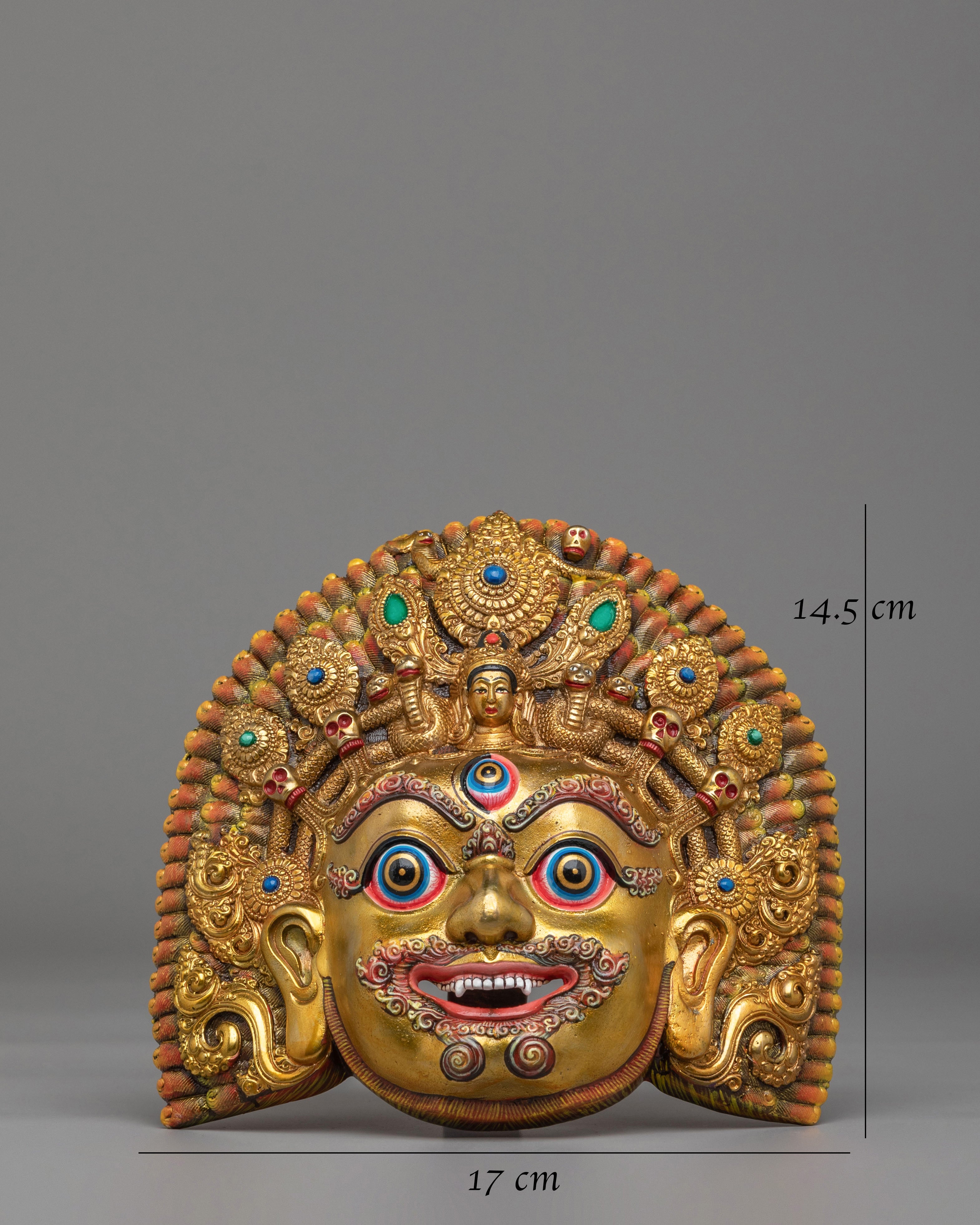 Sacred Bhairav Mask | Spiritual Decor