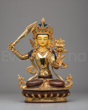 Handmade Manjushri Statue