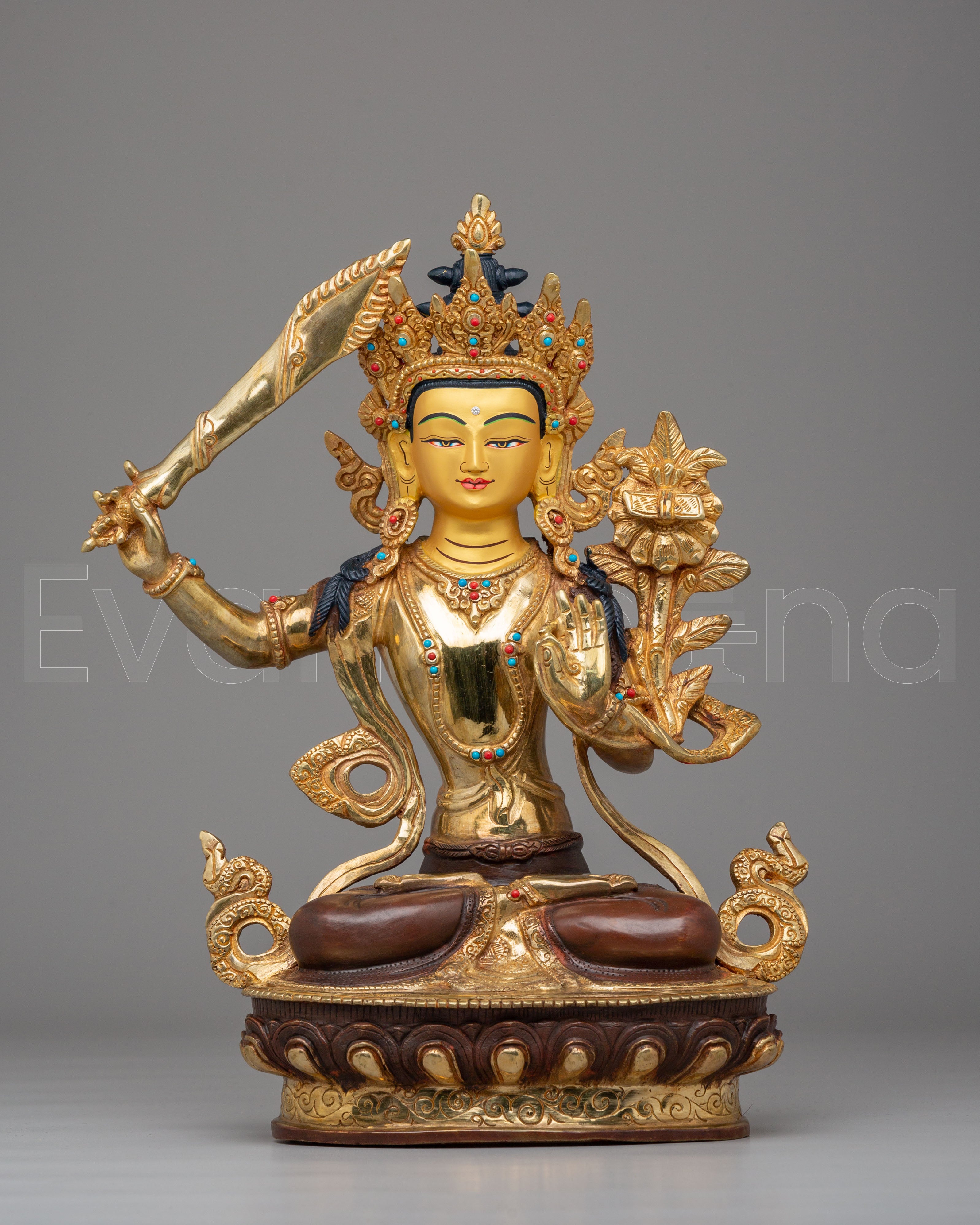 Handmade Manjushri Statue