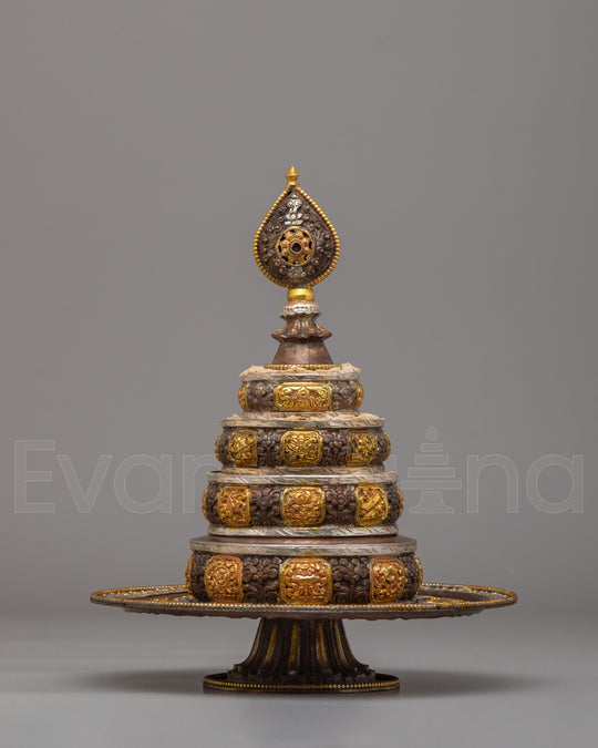 Tibetan Mandala Offering for Altar Use | Symbol of Sacred Harmony