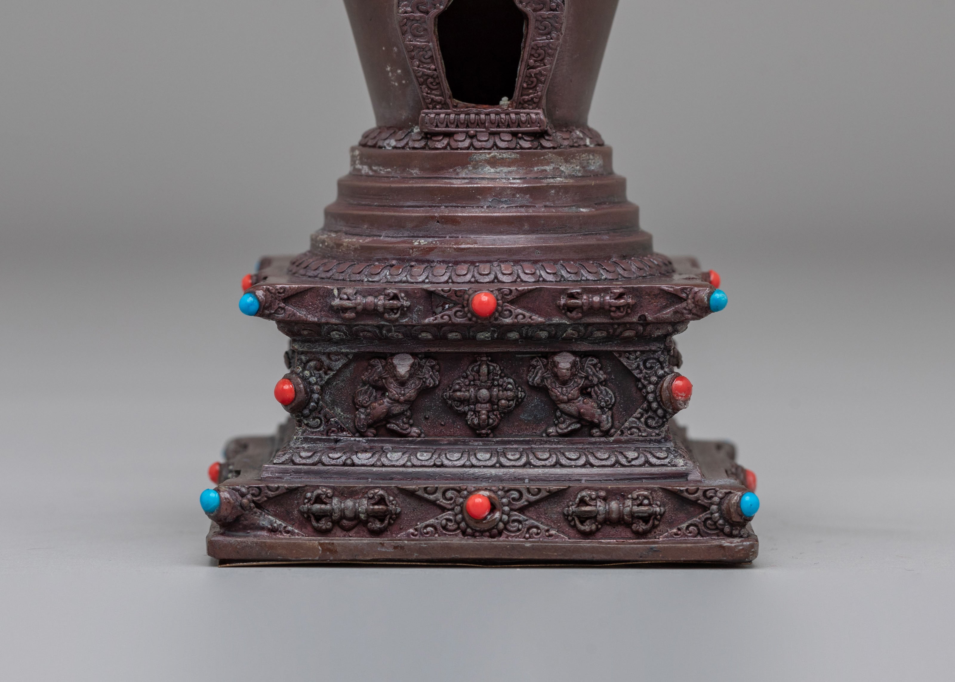 Machine Made Stupa Set | Perfect for Altars Meditation Spaces & Decor