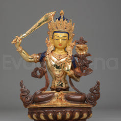 Manjushri Sword of Wisdom Deity Statue