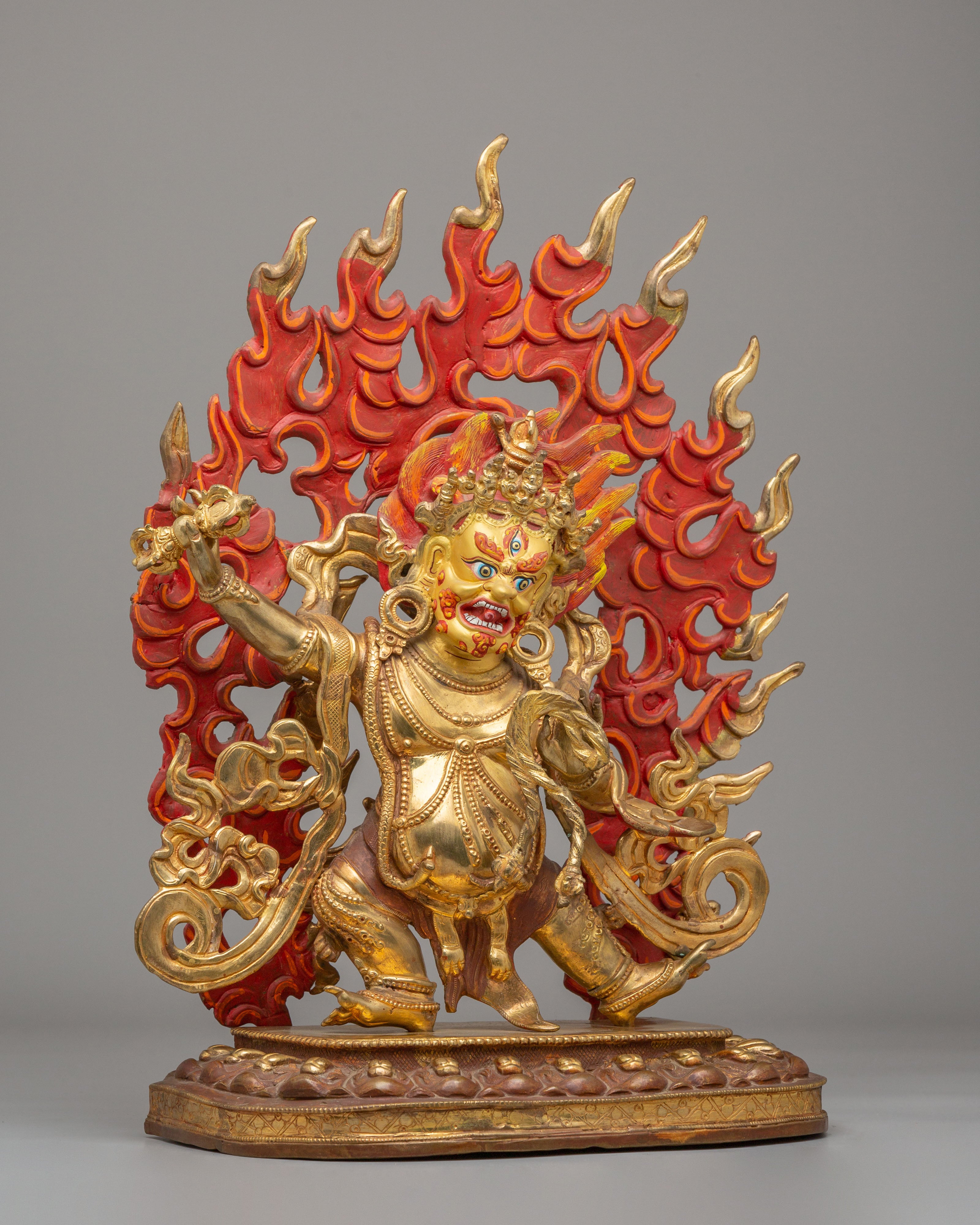 Traditional Vajrapani Spiritual Sculpture | Tibetan Buddha of Power