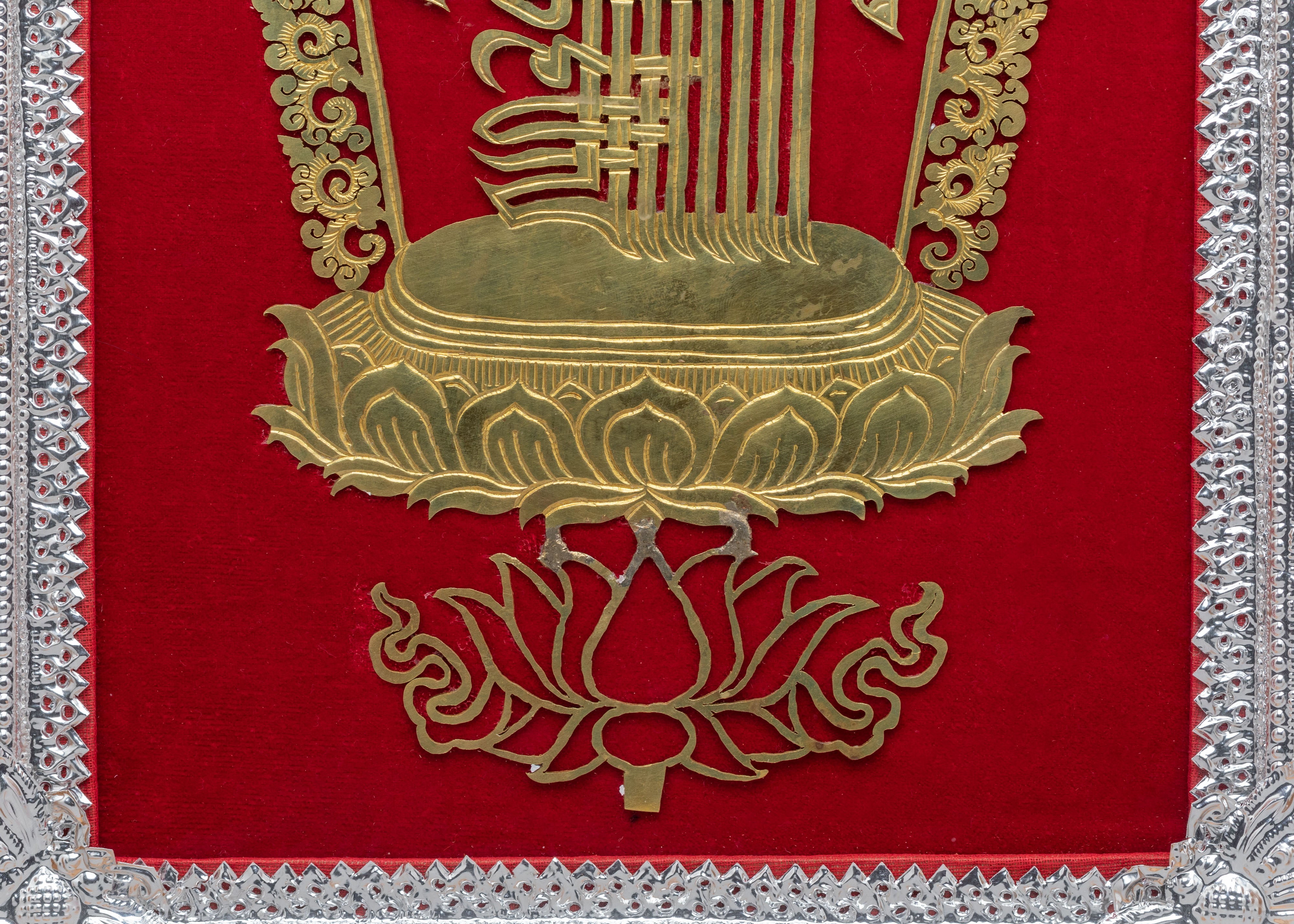Kalachakra Emblem Wall Hanging | Kalachakra Symbol Art