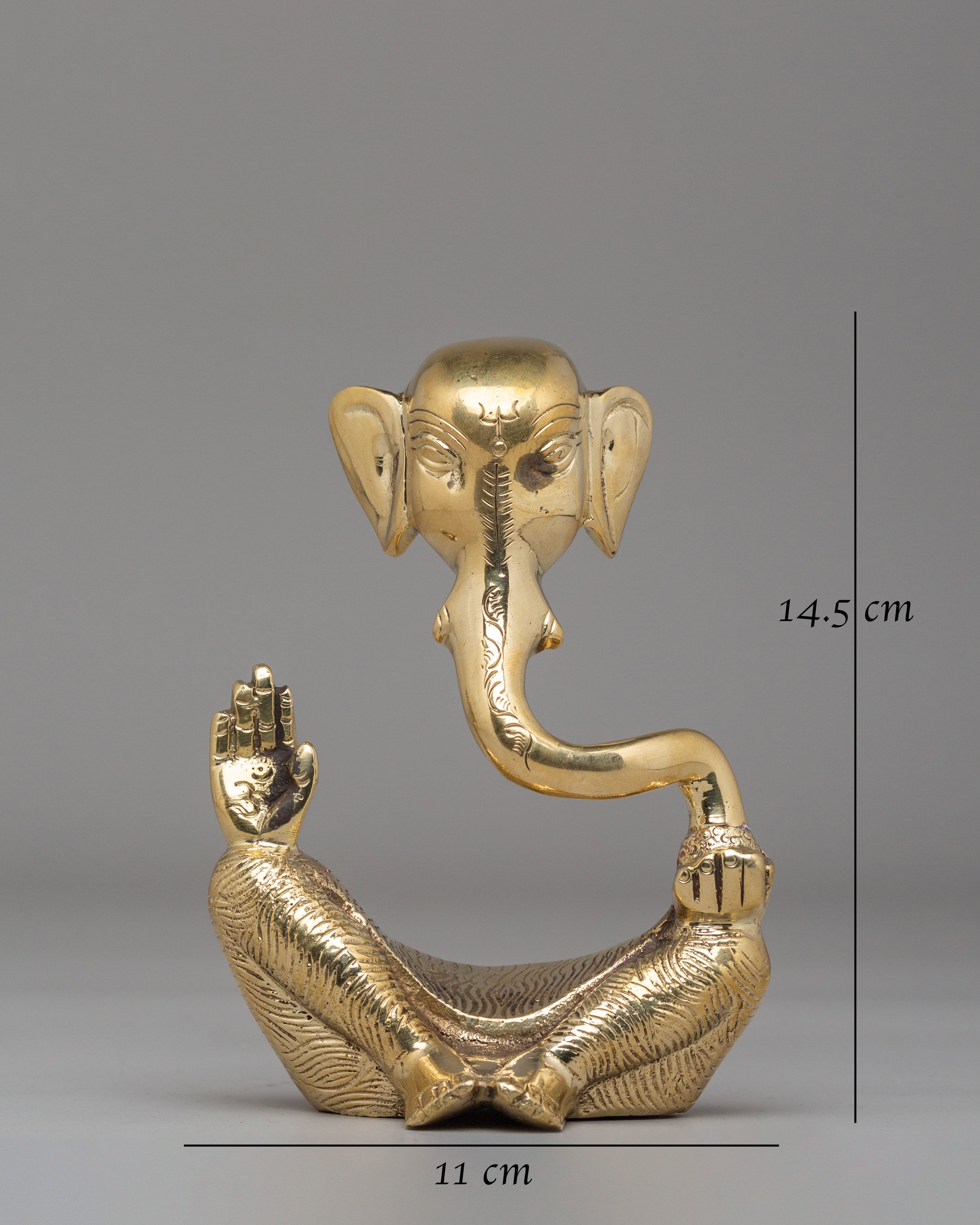 Sacred Himalayan Ganesh Deity Statue | Handcrafted Brass Idol